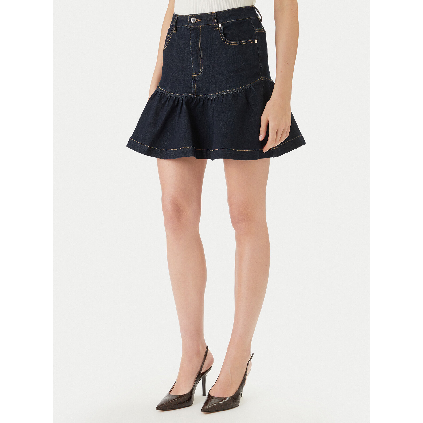 Morgan Jeansrock 261-JSOUBIA Dunkelblau Regular Fit
