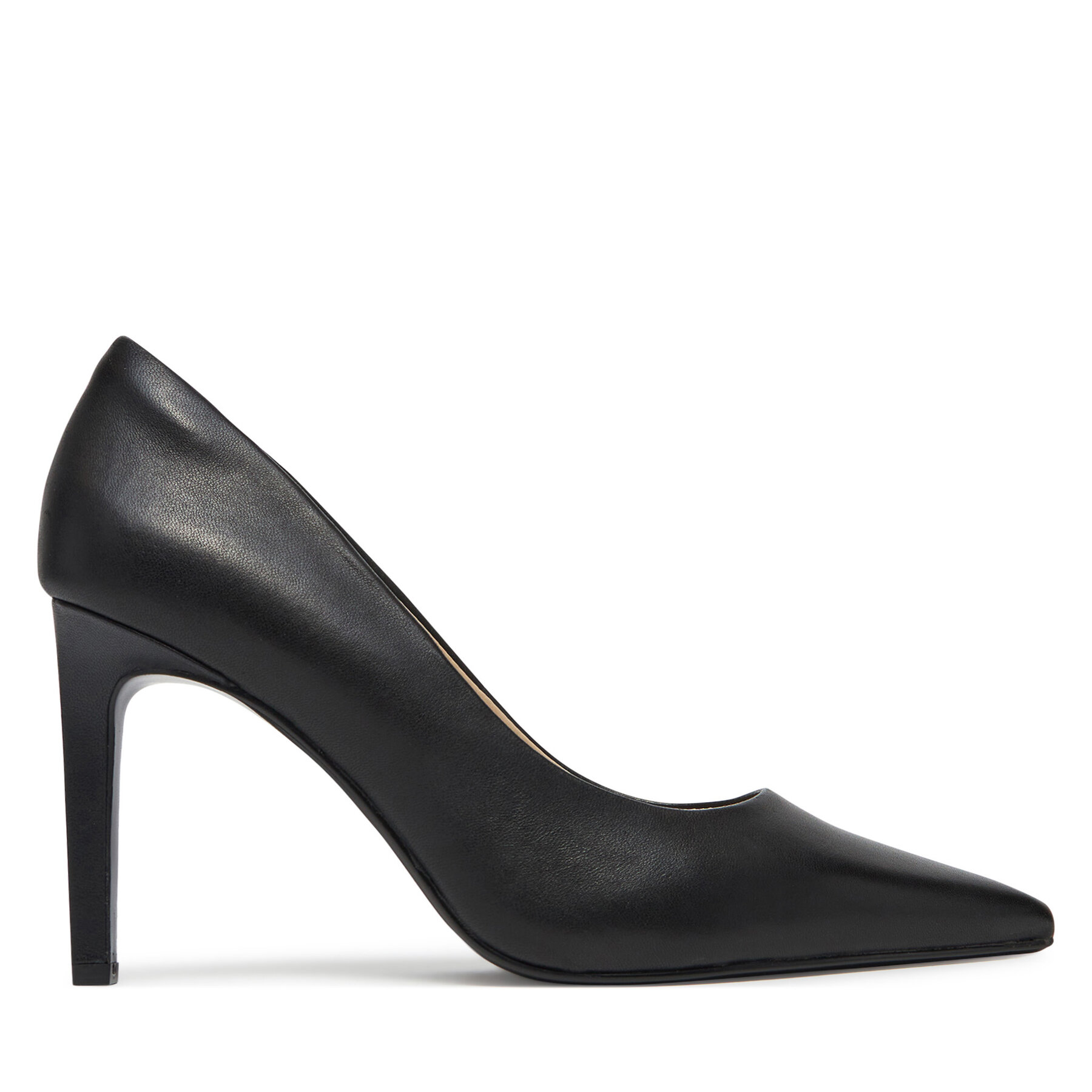 Scarpe stiletto Calvin Klein Pump 90 Pointy Hw Bar Lth HW0HW02527 Nero