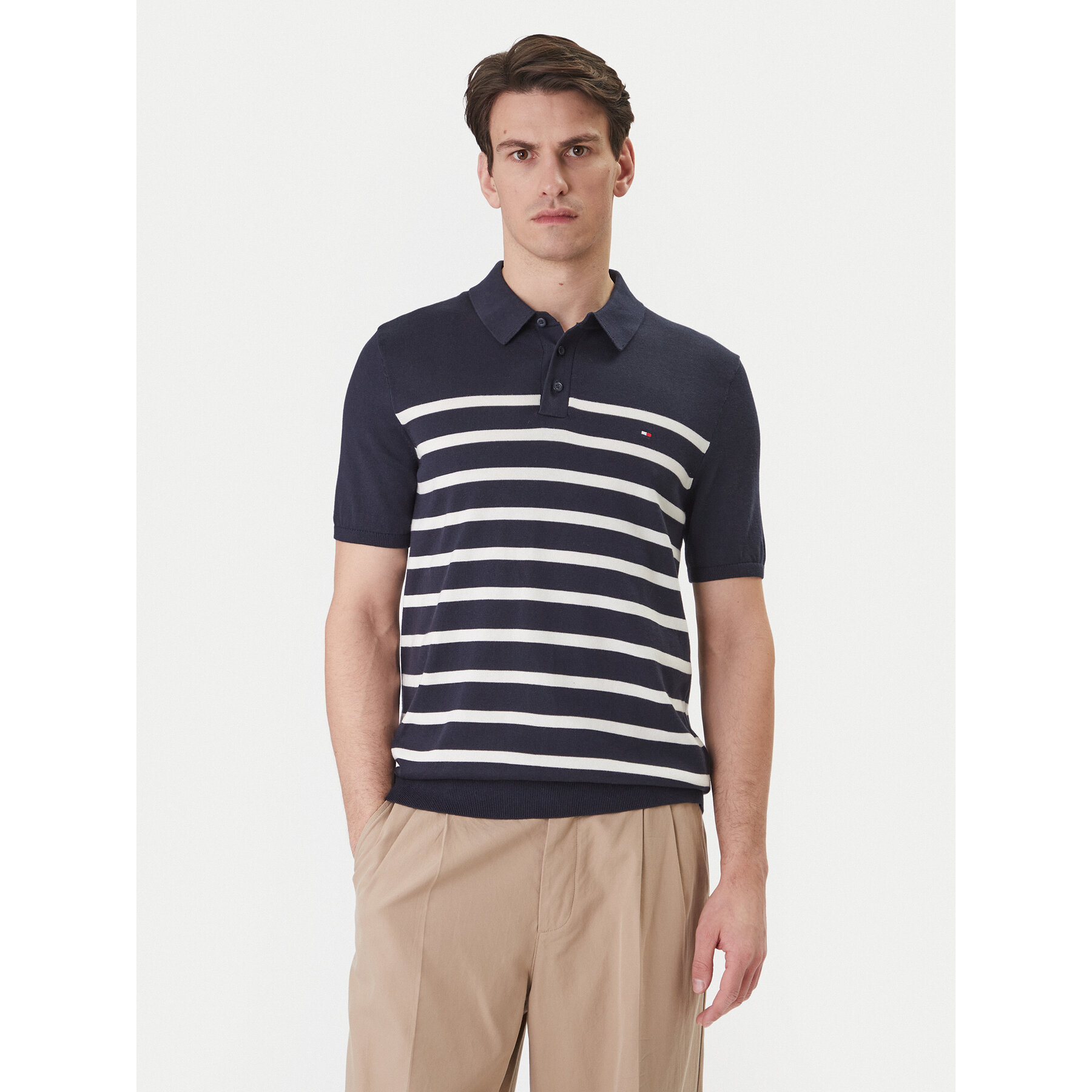 Tommy Hilfiger Poloshirt Essential MW0MW37396 Dunkelblau Regular Fit