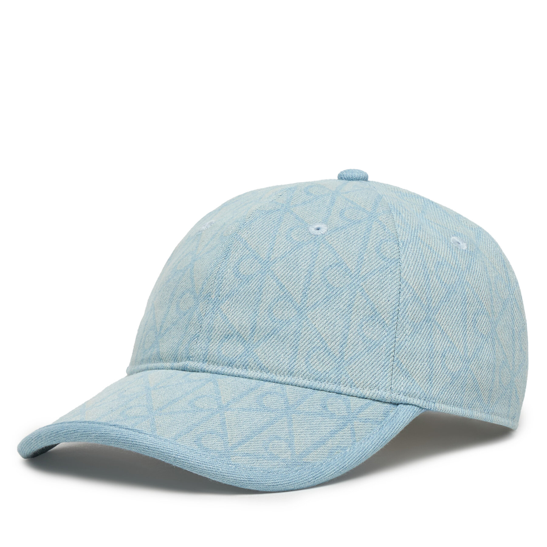 Šilterica Calvin Klein Denim Emblem Burnout LV04F5042G Svijetloplava