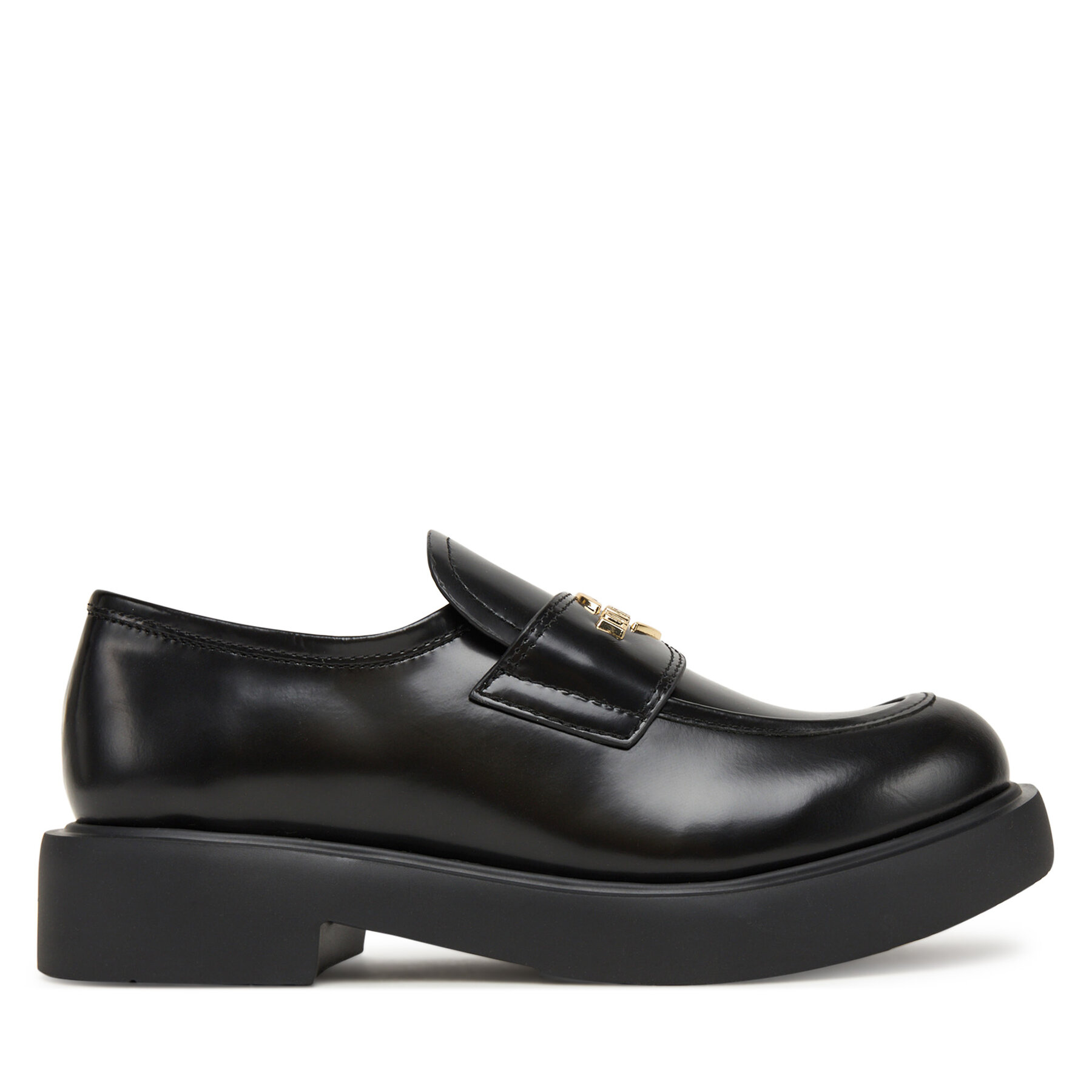 Loaferek LOVE MOSCHINO JA10404G1NJD000041 Fekete