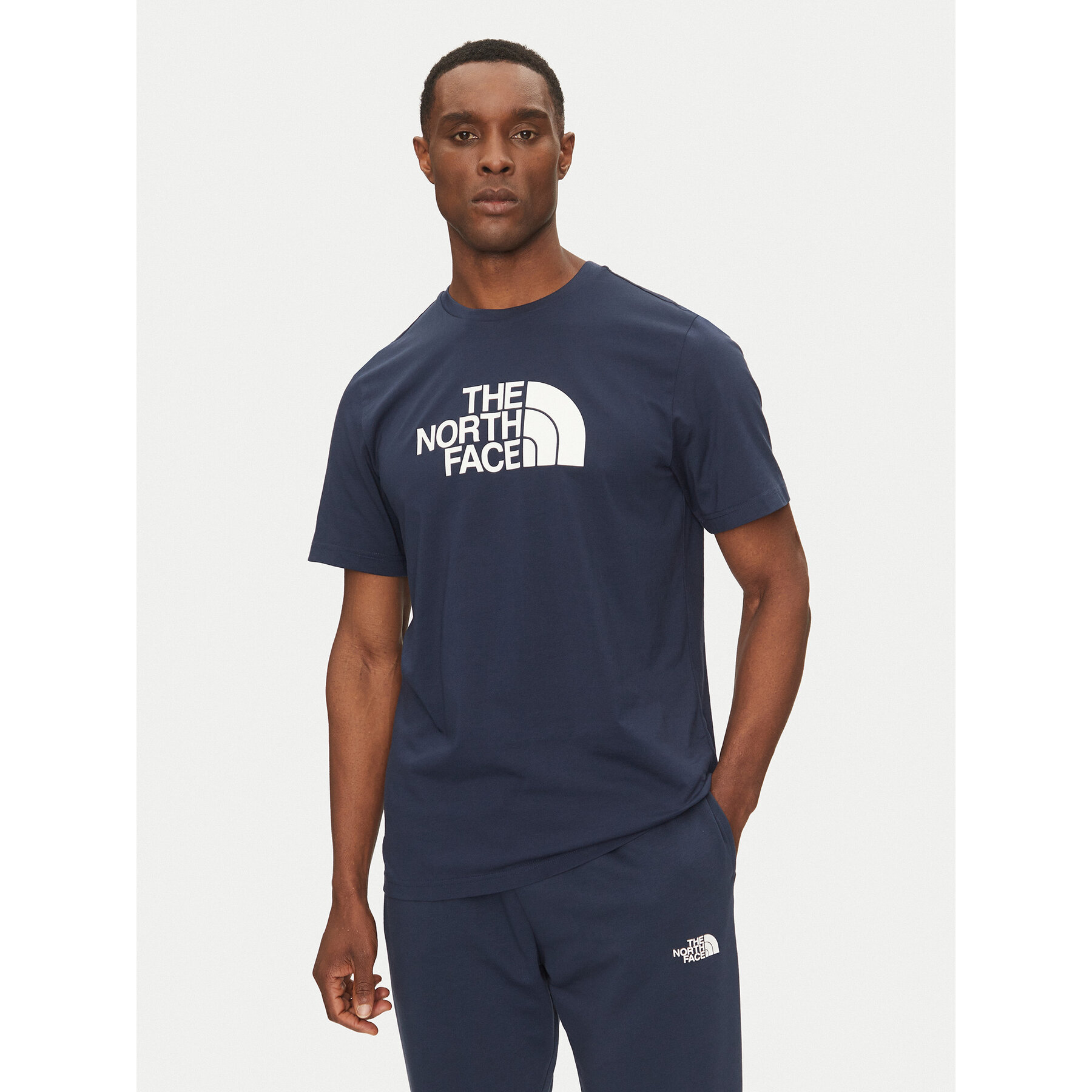 The North Face Póló Easy NF0A8A6C Sötétkék Regular Fit