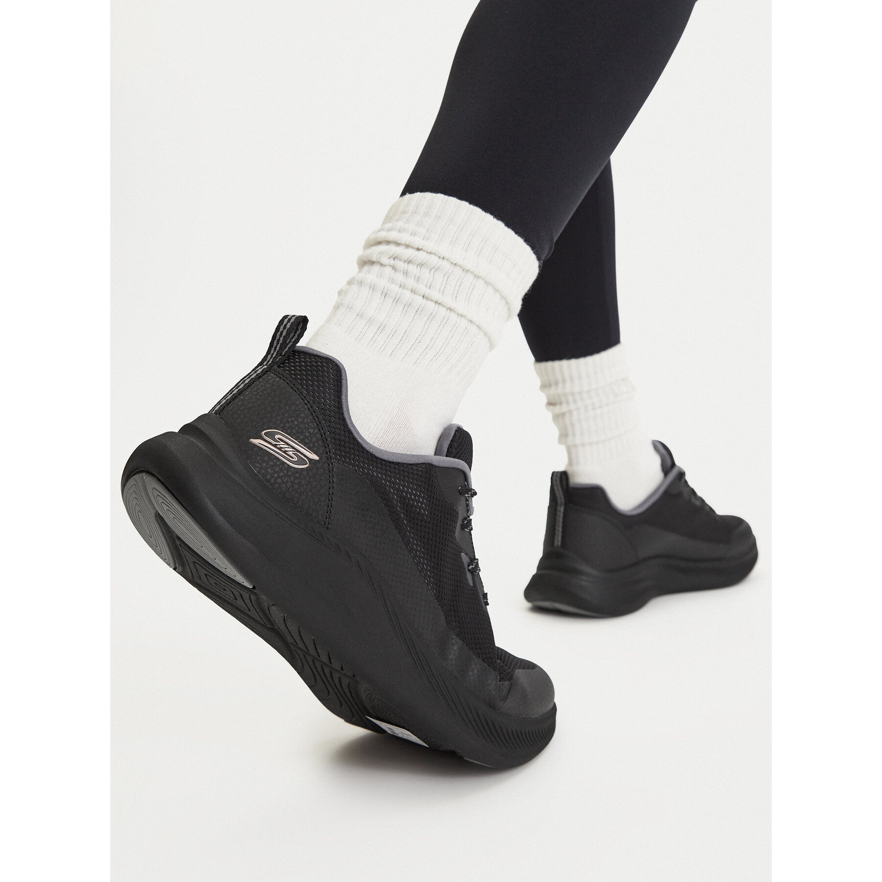 Snīkeri Skechers Bobs Moda Flex 117730/BBK Melns