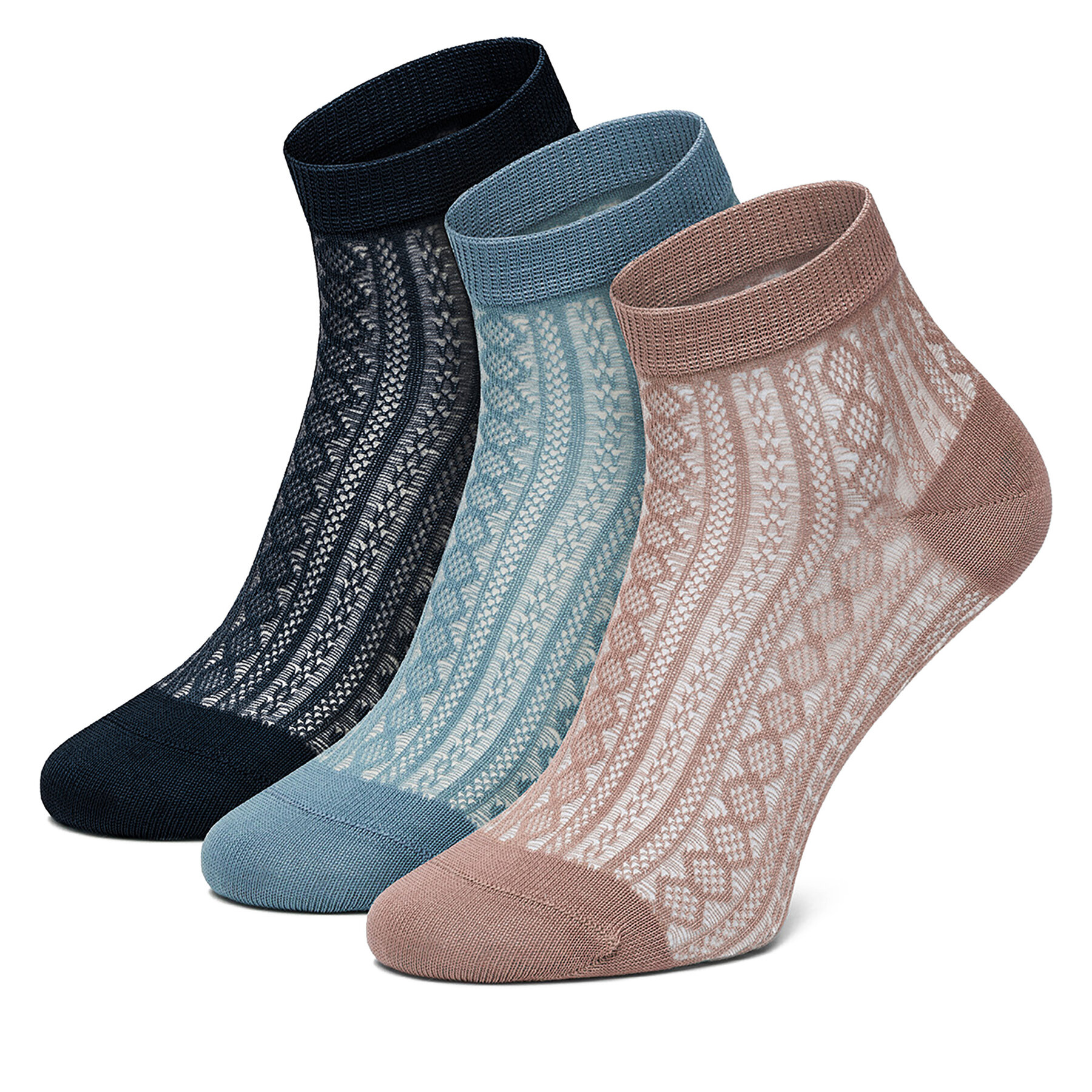 Дълги чорапи Nine West KR_NW_SHINY_Z_SS25 (3 PACK) Цветен