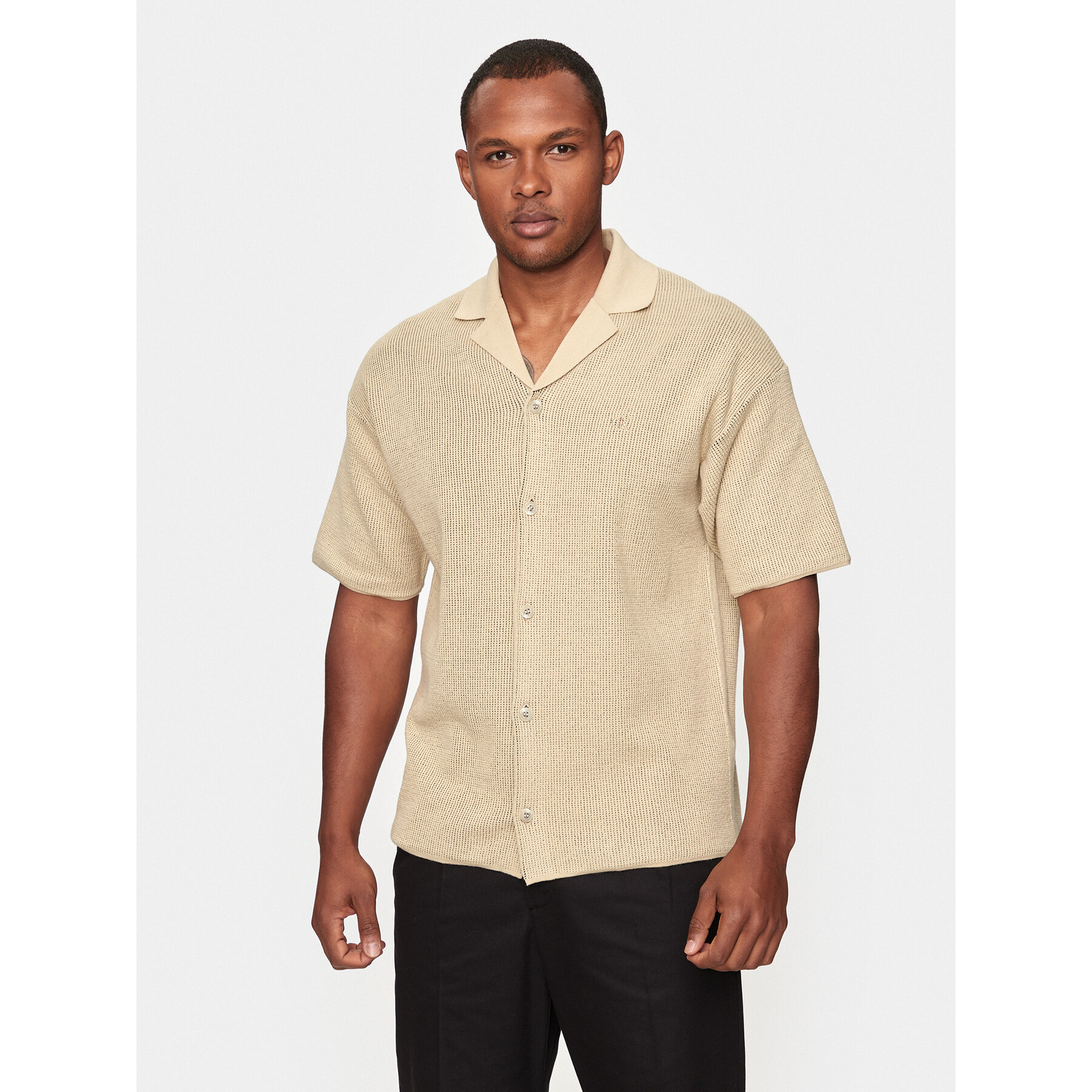 Calvin Klein Jeans Hemd J30J325675 Beige Regular Fit