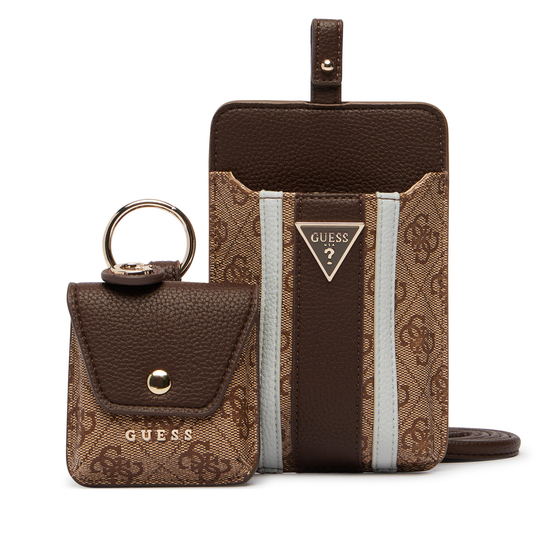 Torbica za telefon Guess PW7574 P6326 Smeđa