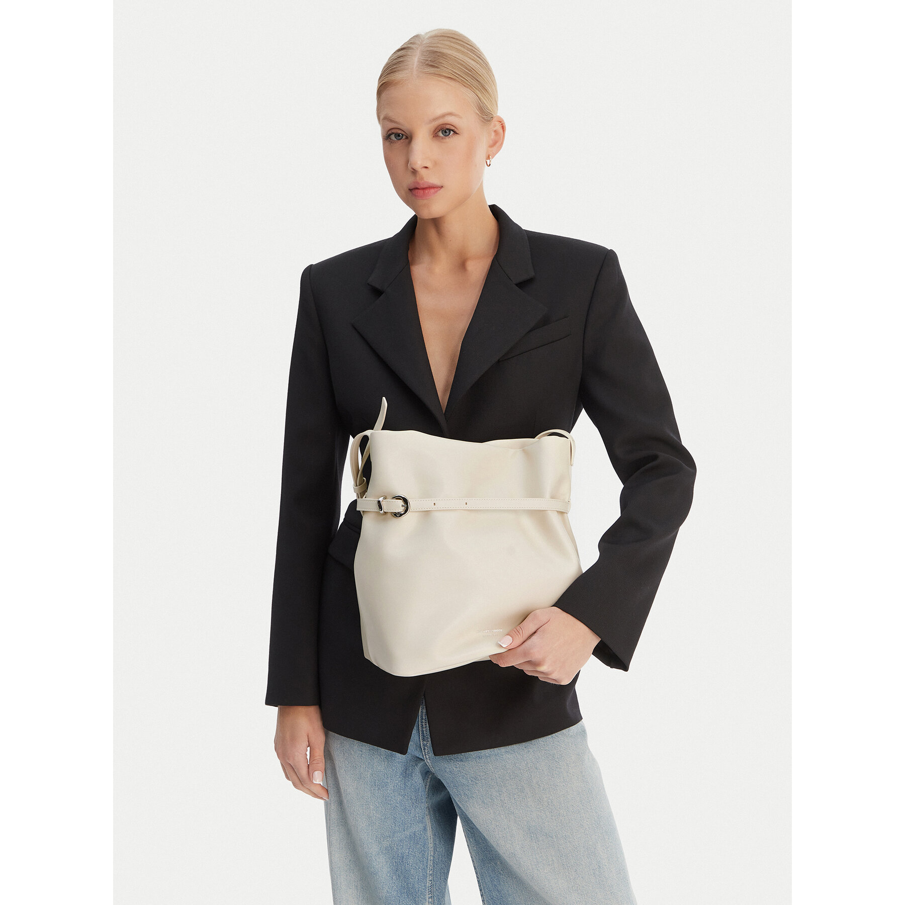 Geantă Emporio Armani EW004751 AF13383 U0008 Crem