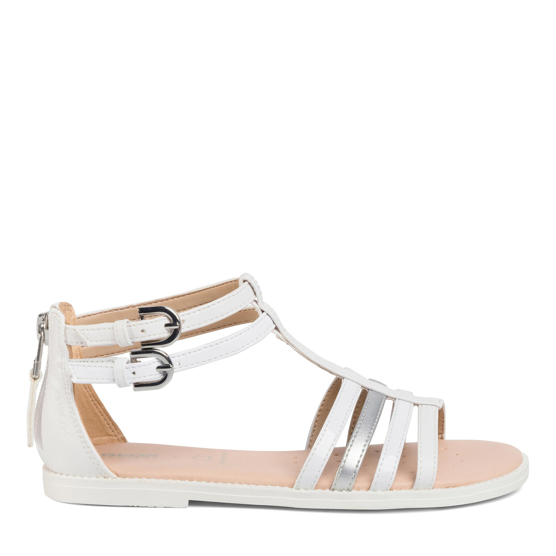 Сандали Geox J S.Karly G. D J7235D 05402 C1000 M Бял