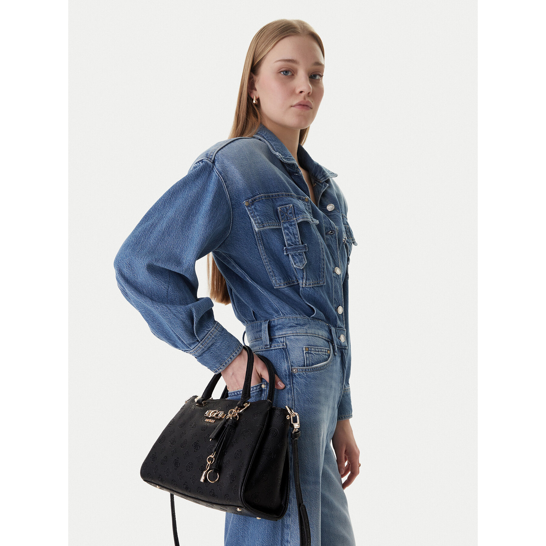 Geantă Guess Anise HWPD99 16060 Negru