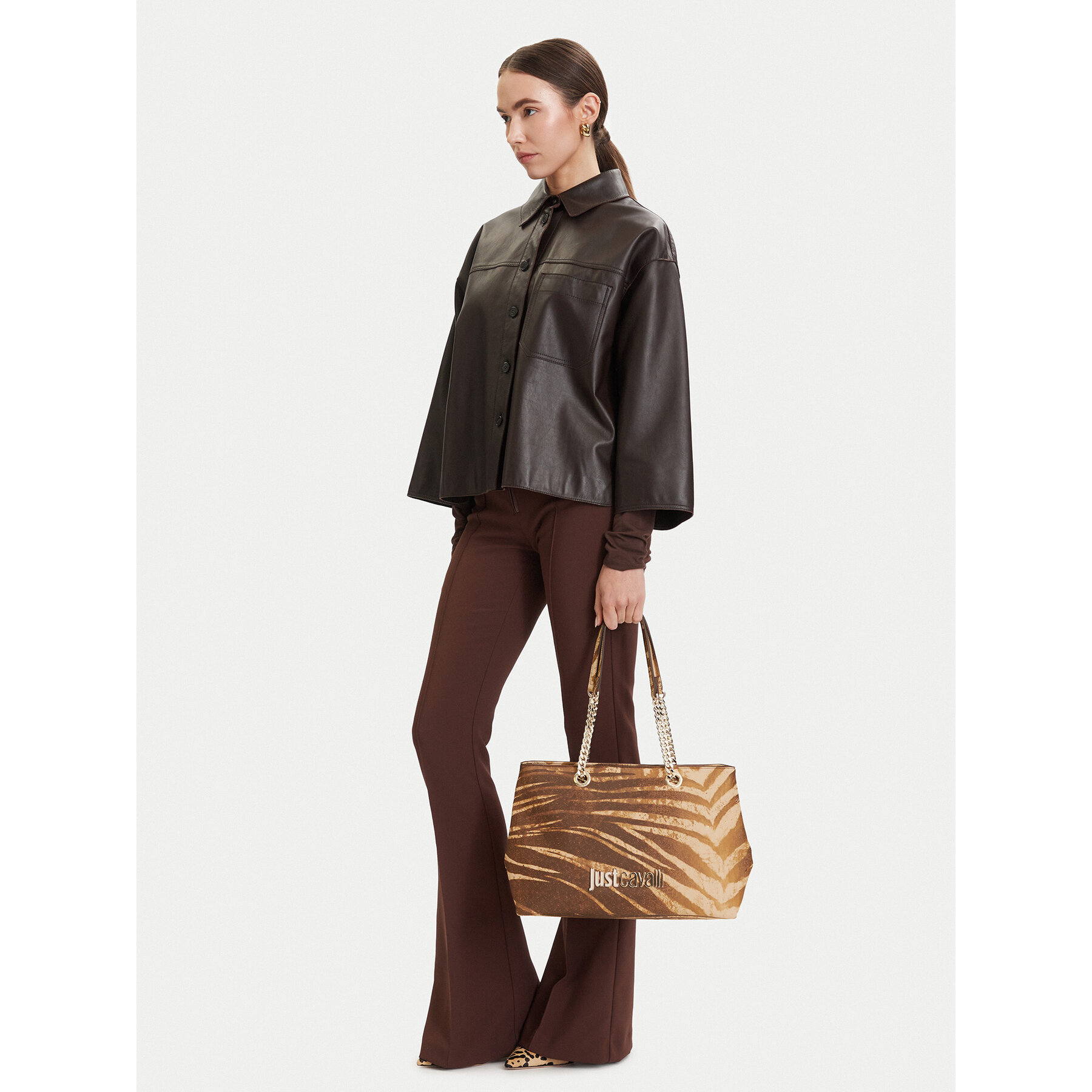 Torbica Just Cavalli 80RA4BB9 ZSA85 Smeđa