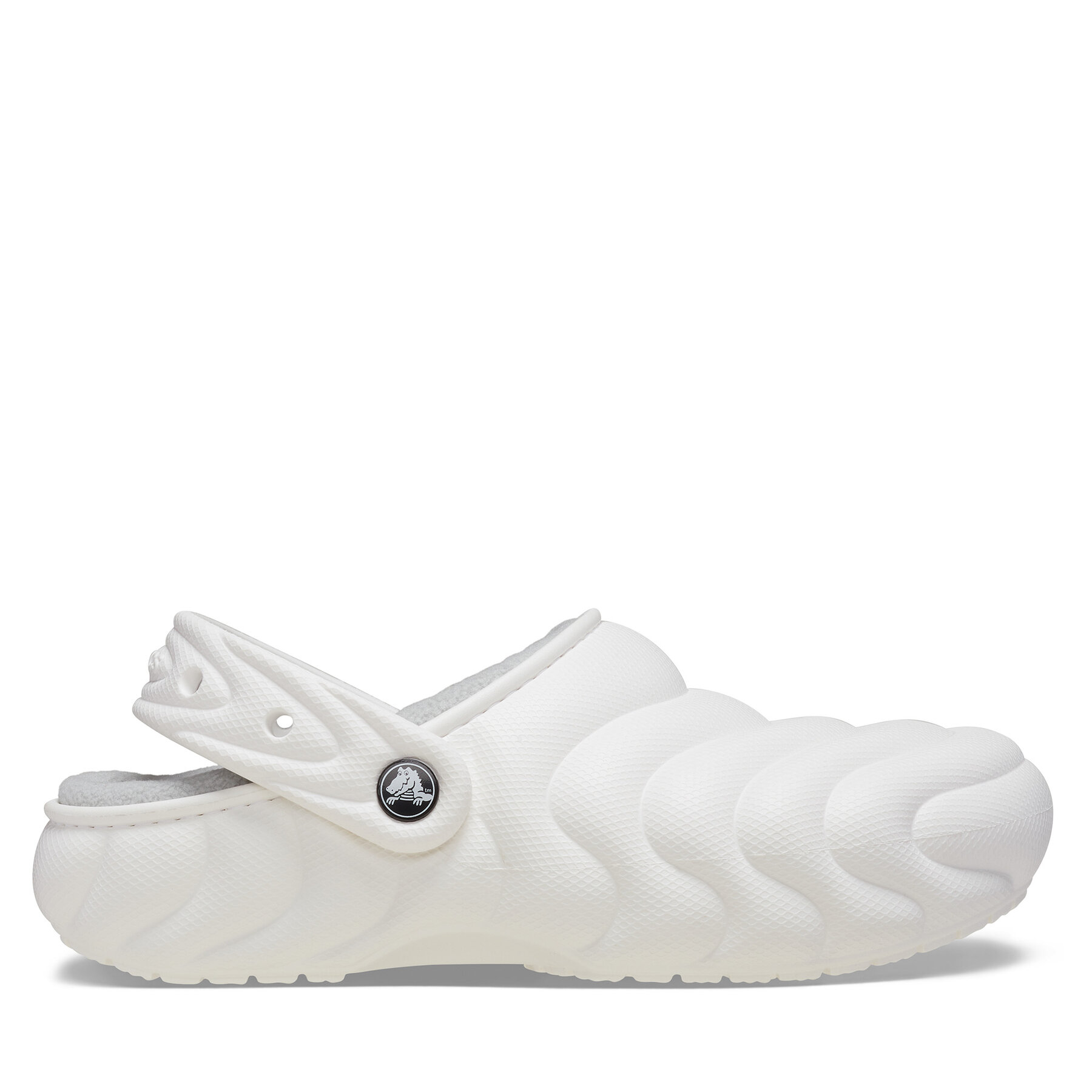Mules / sandales de bain Crocs Classic Lined Overpuff Clog 210059 Blanc