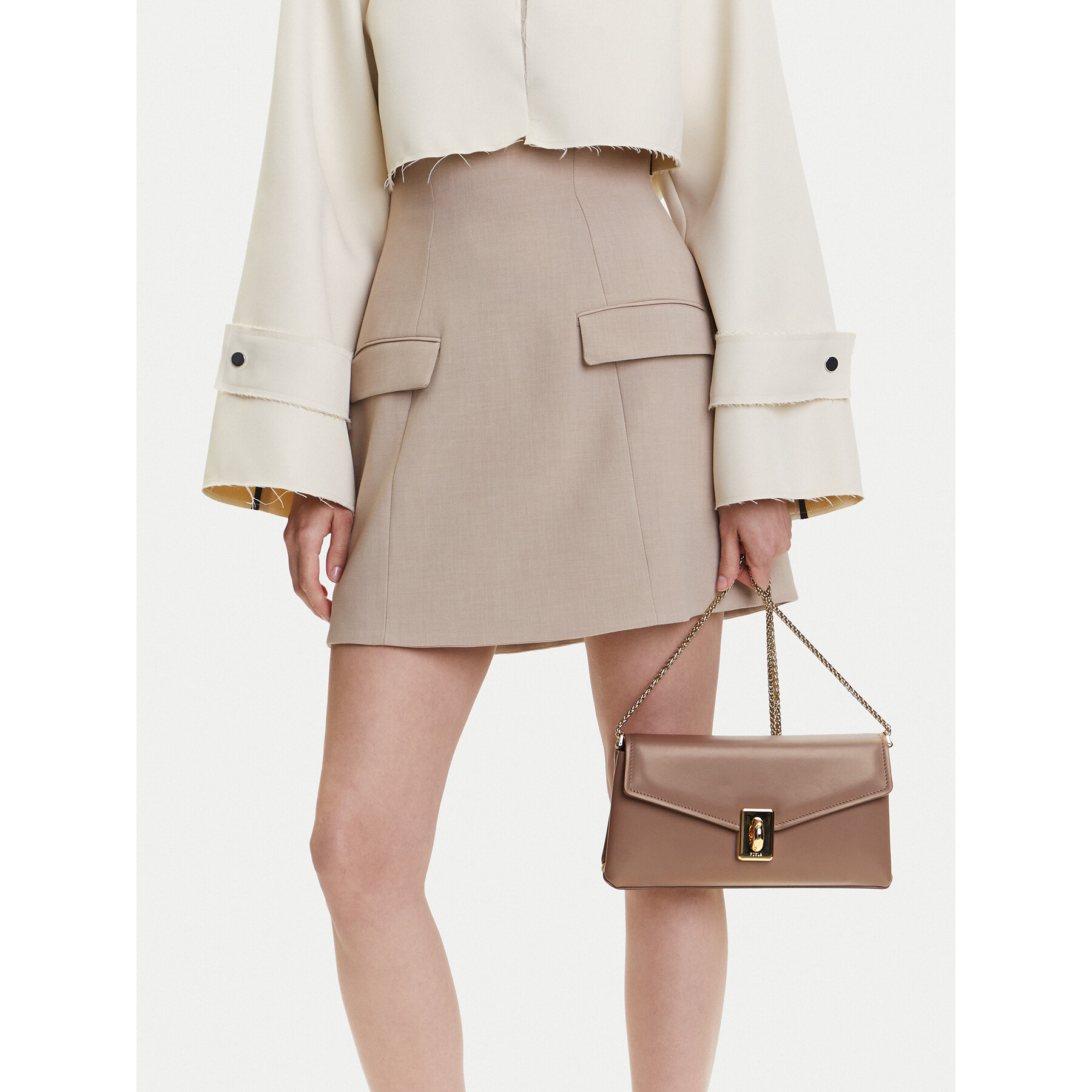 Дамска чанта Furla Meridiana WB01517 BX3227 MA200 Кафяв