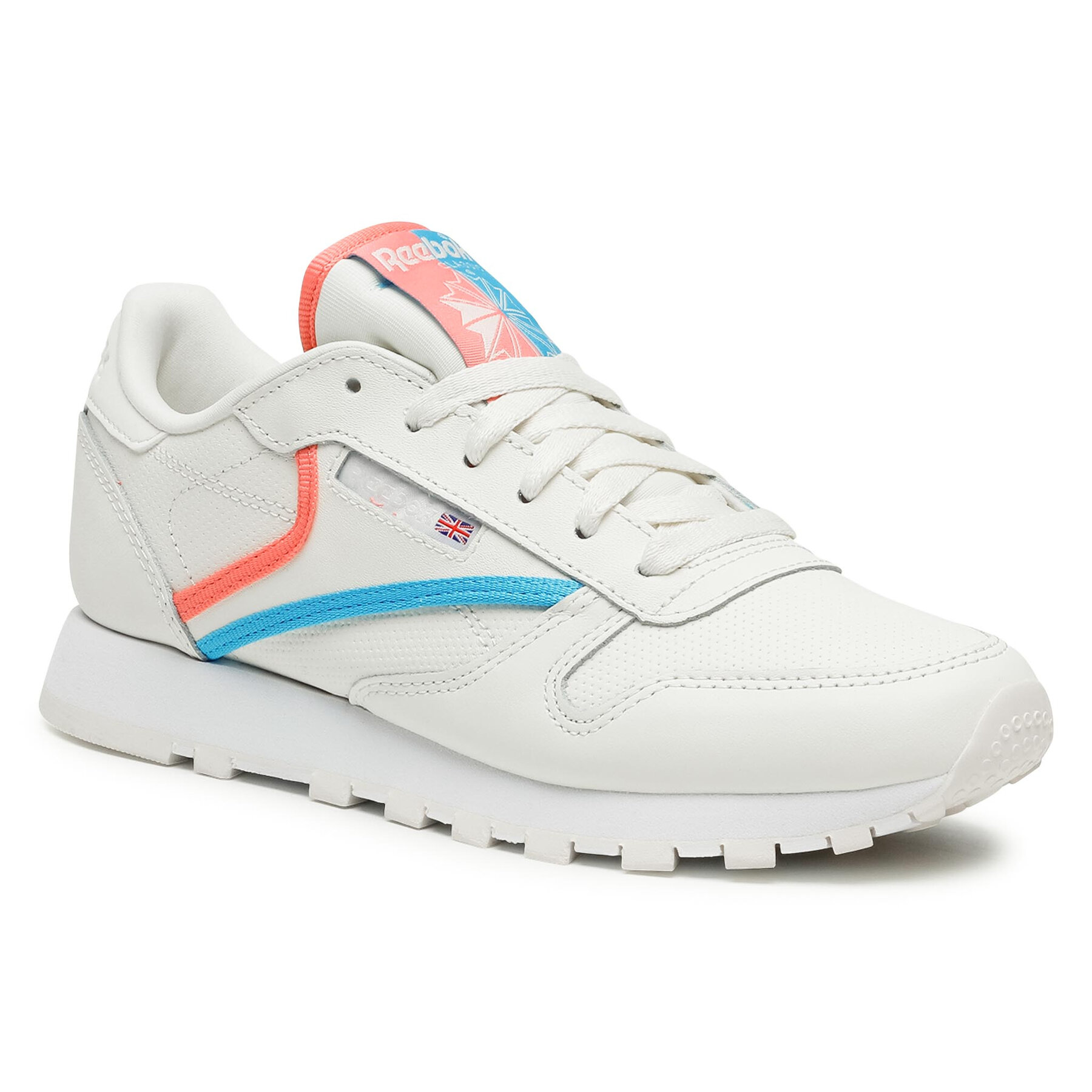 Pantofi Reebok Cl Lthr FX3003 Ftwwht/Carbon/Vecred