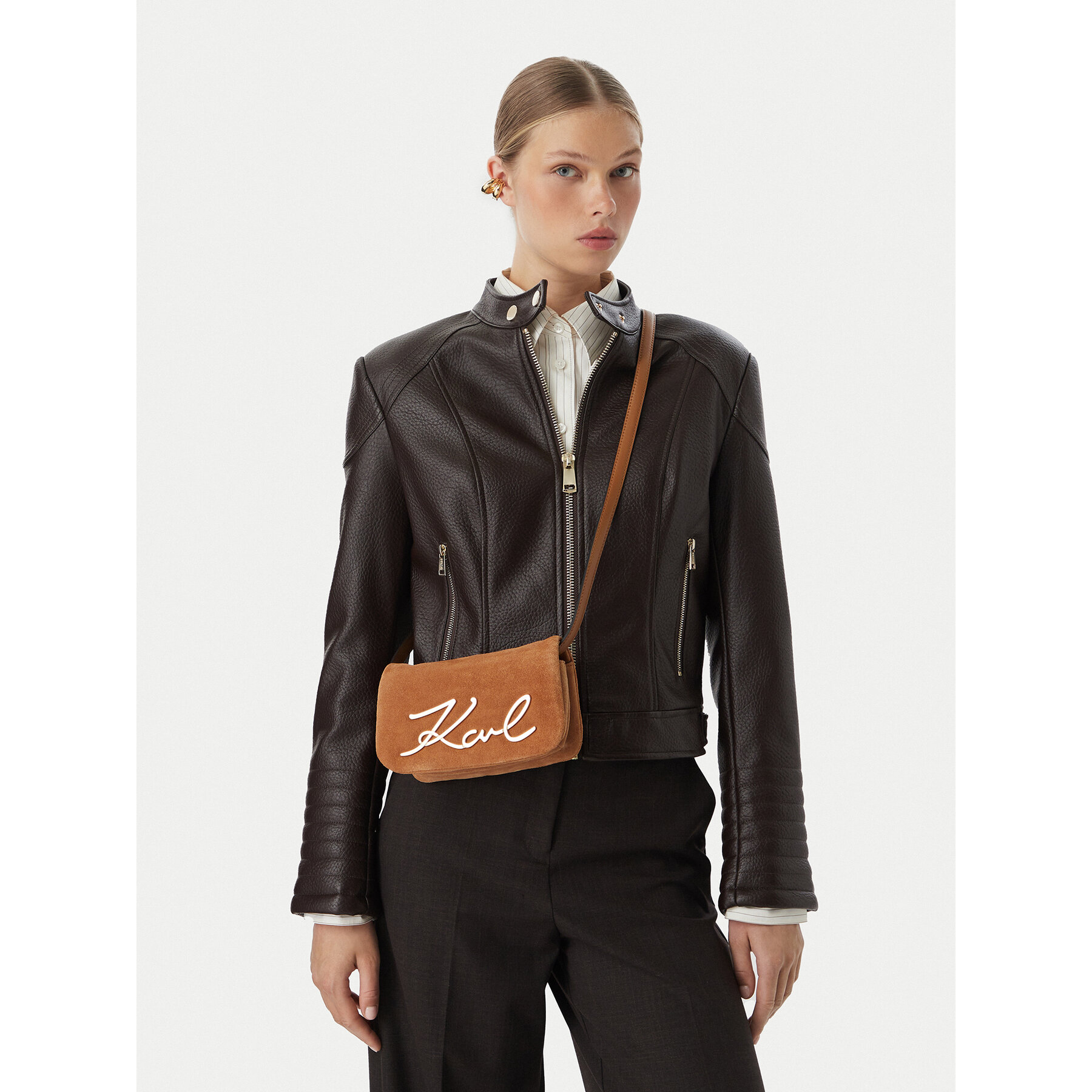 Geantă KARL LAGERFELD B3W30016 Maro
