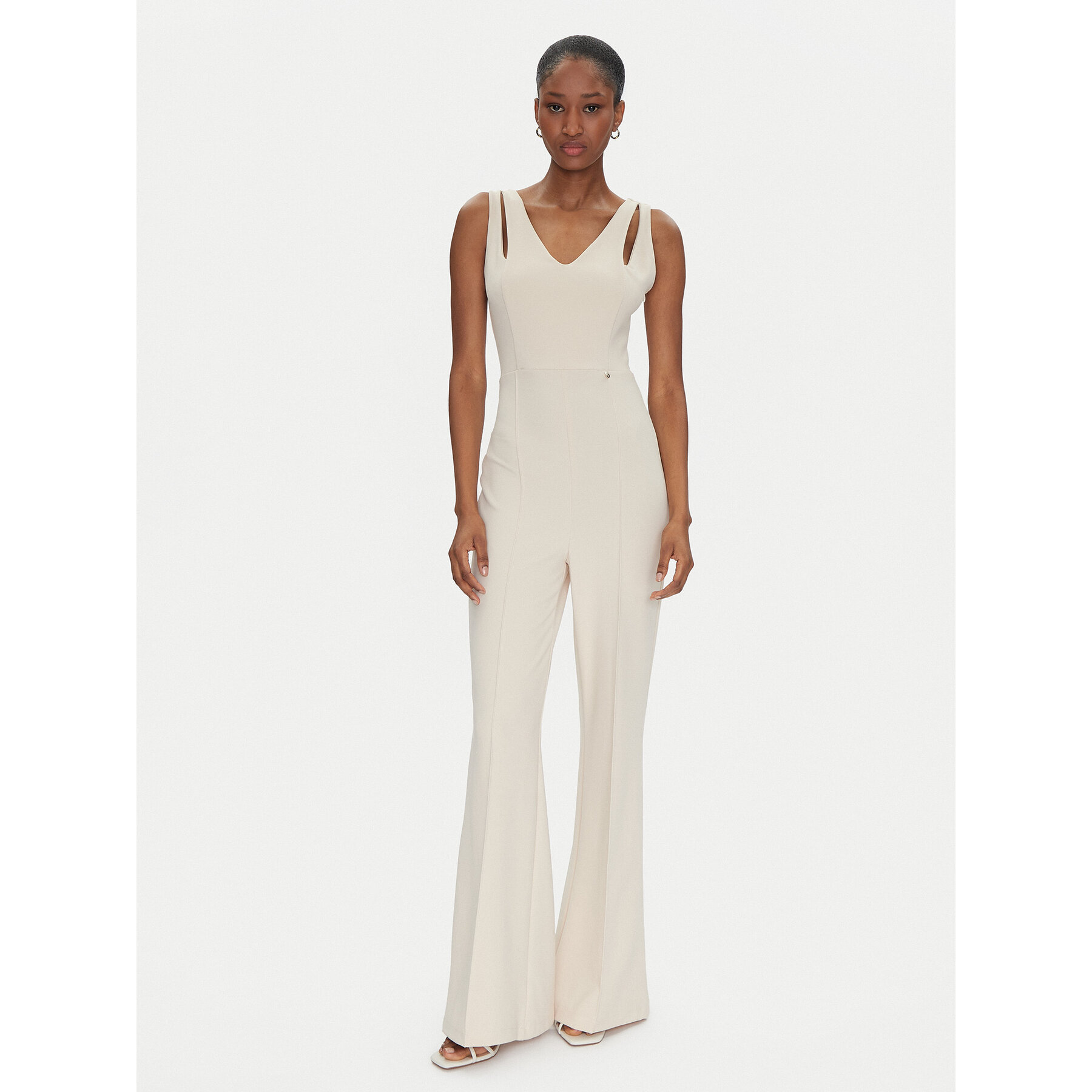 Rinascimento Jumpsuit CFC0019842002 Beige Regular Fit