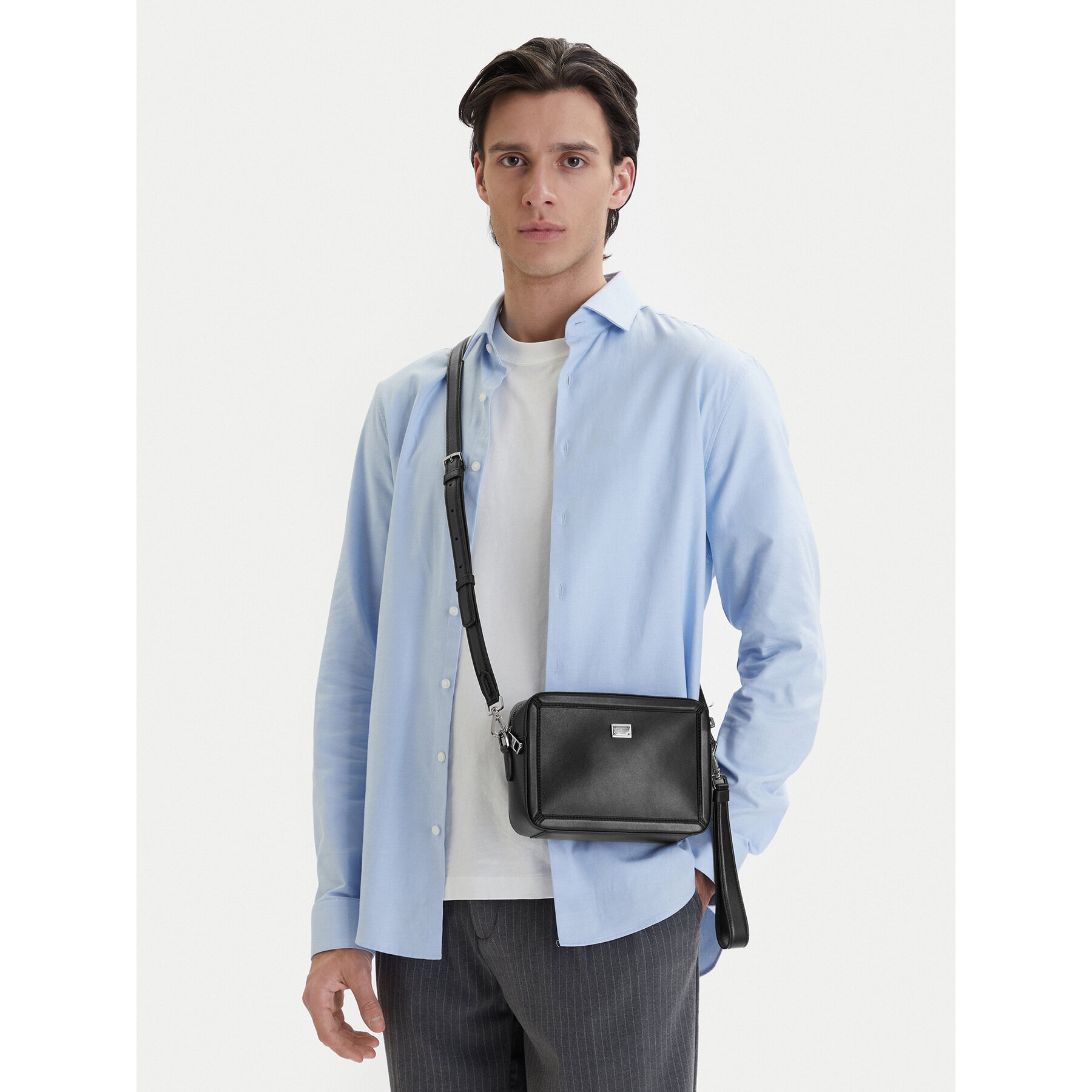 Válltáska Dolce&Gabbana BP3320 AV956 Fekete