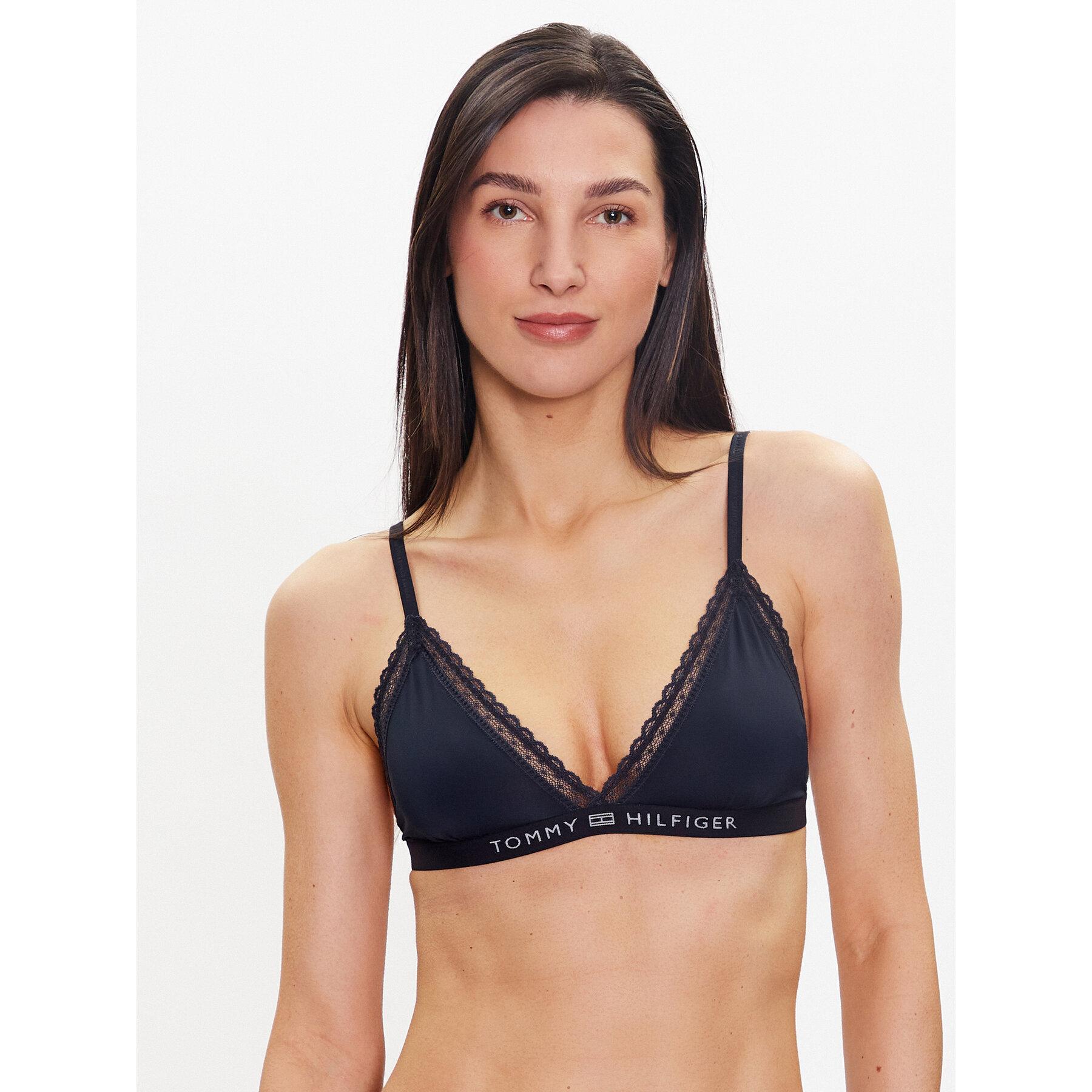 Tommy Hilfiger Bralette melltartó UW0UW04242 Sötétkék