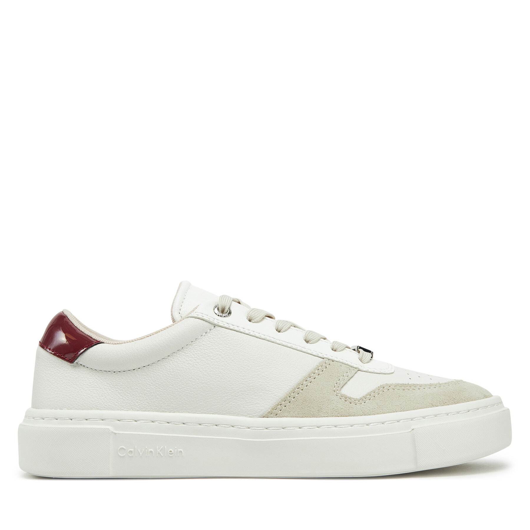 Sneakersy Calvin Klein Cupsole Lace Up HW0HW02470 Bílá