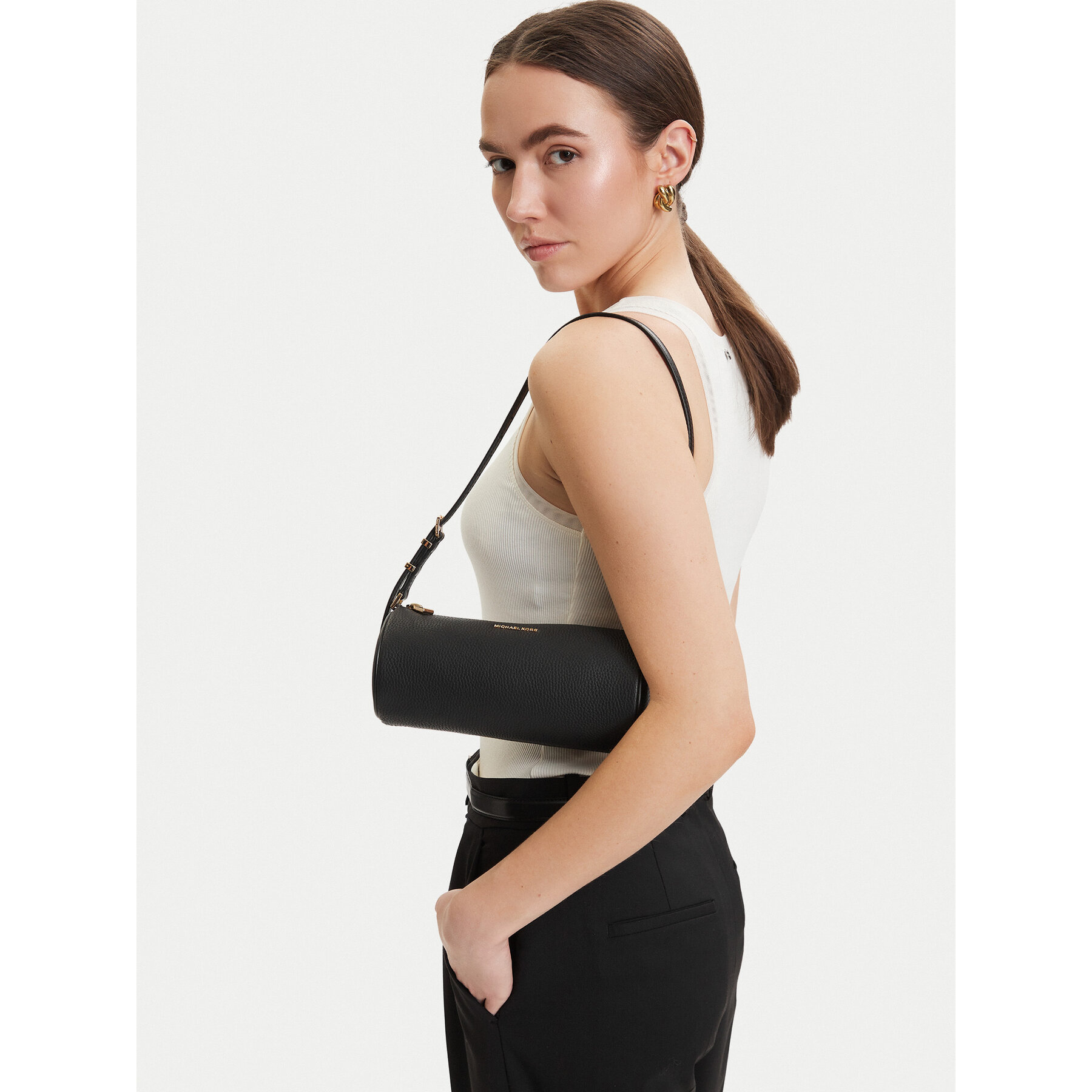 Torbica MICHAEL Michael Kors 32S6GZYC1L Crna