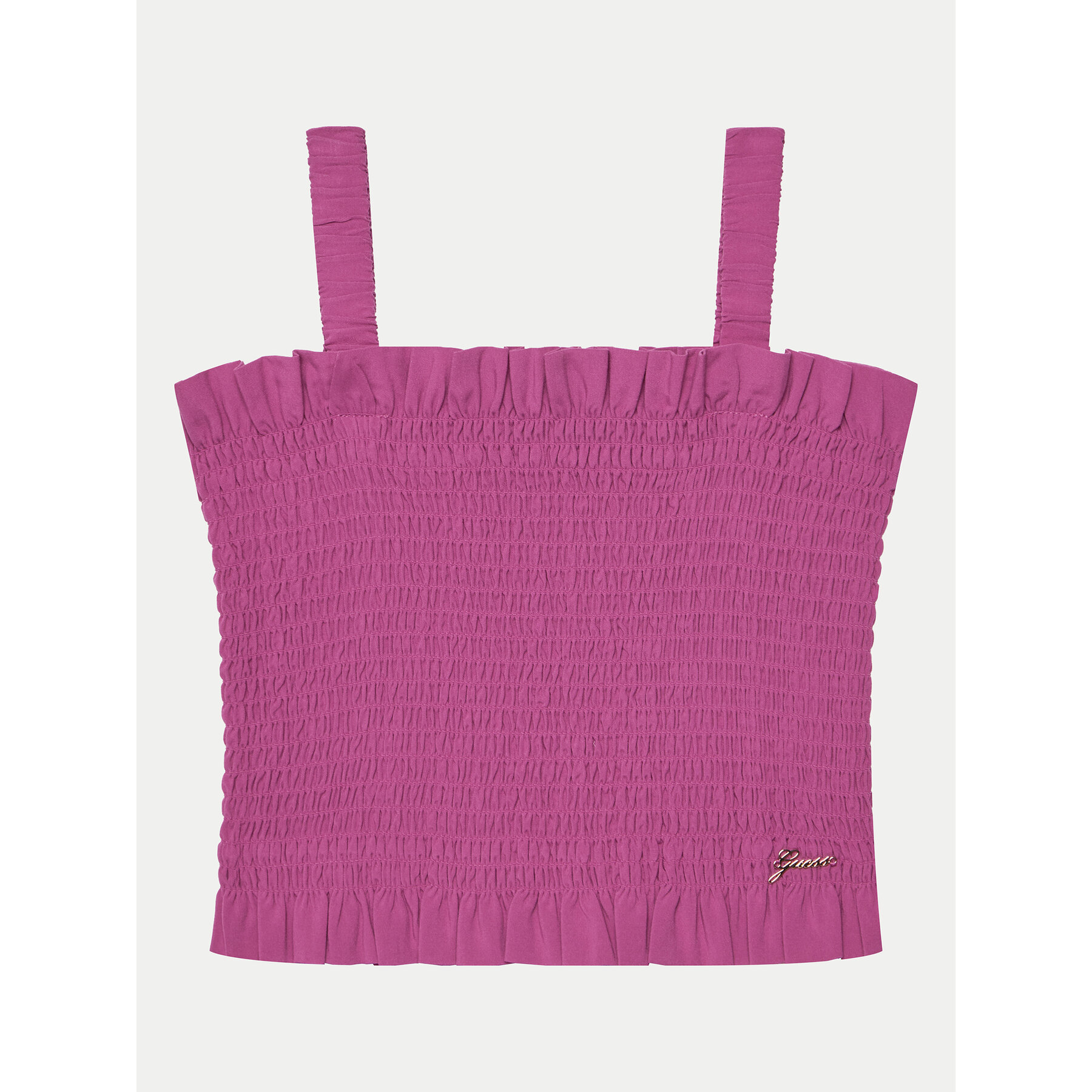 Guess Τοπ J5GH01 WG5S2 Ροζ Regular Fit