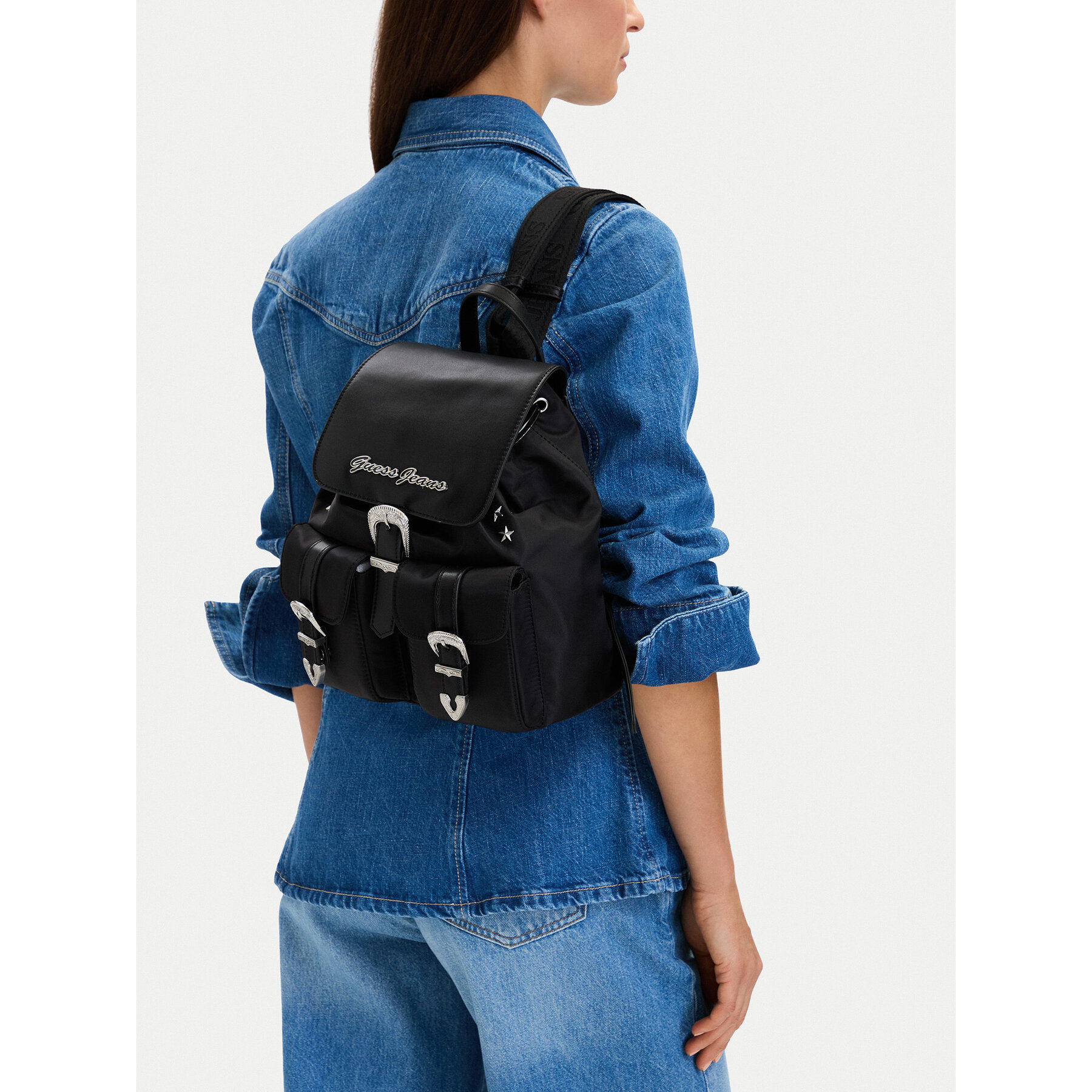 Mugursoma Guess Jeans CEO-GUESS-B-009-10 Melns