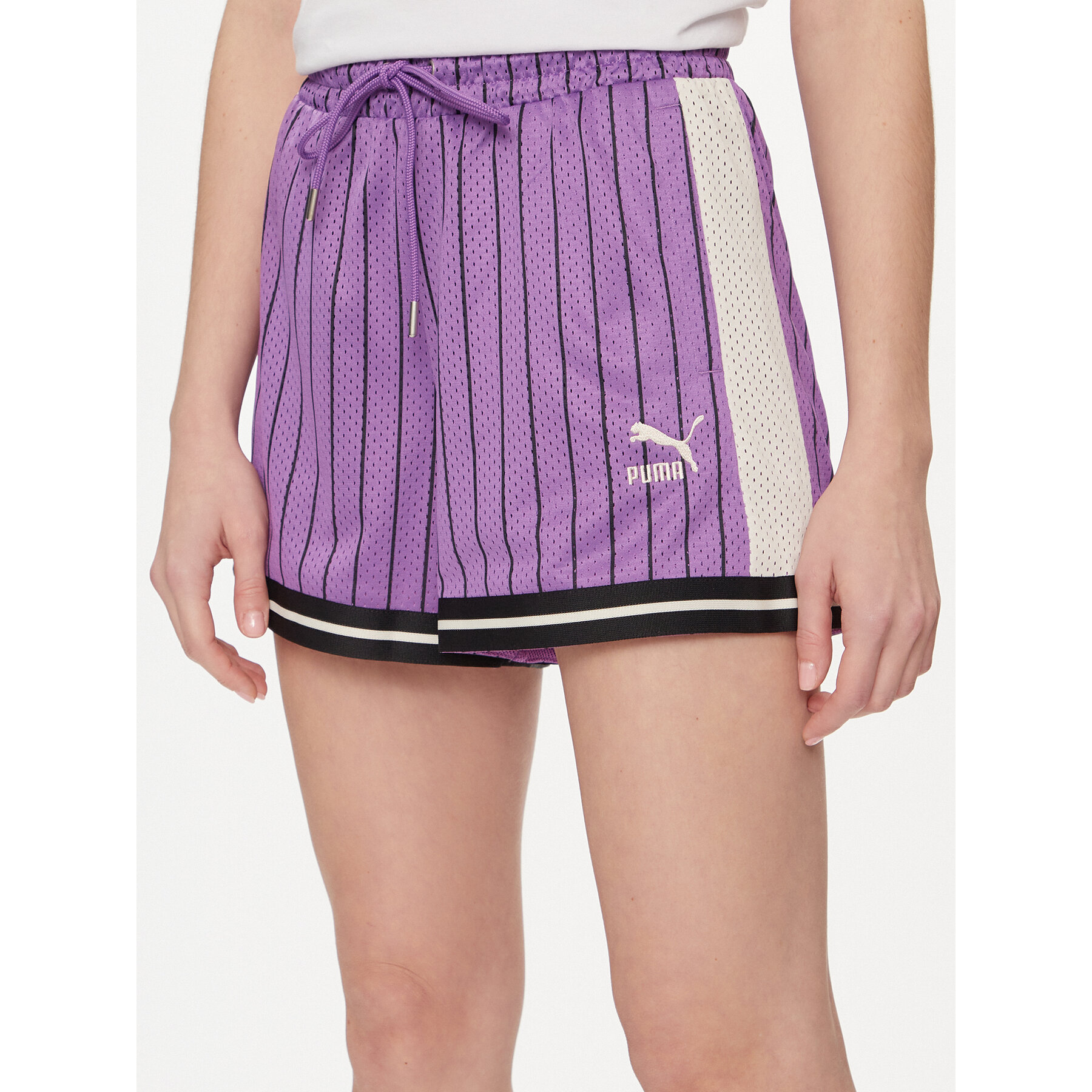 Puma Sportshorts T7 For The Fanbase 624345 Violett Regular Fit
