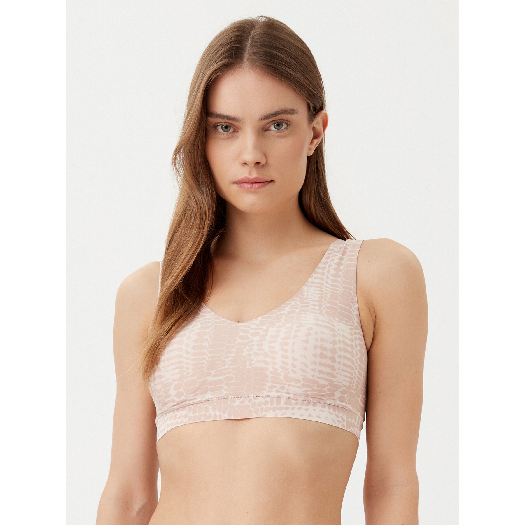 Chantelle Chantelle Σουτιέν τοπ Soft Stretch C11D10 Ροζ