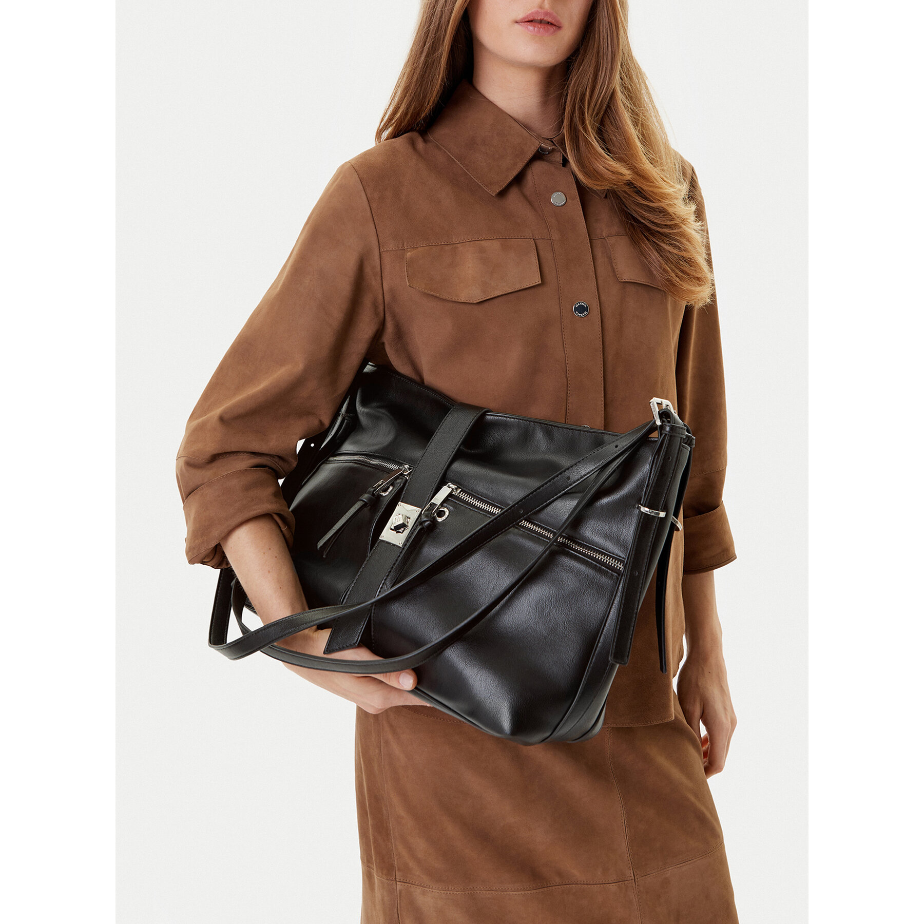 Дамска чанта Gino Rossi CEO-AIDA-RX8858 Черен