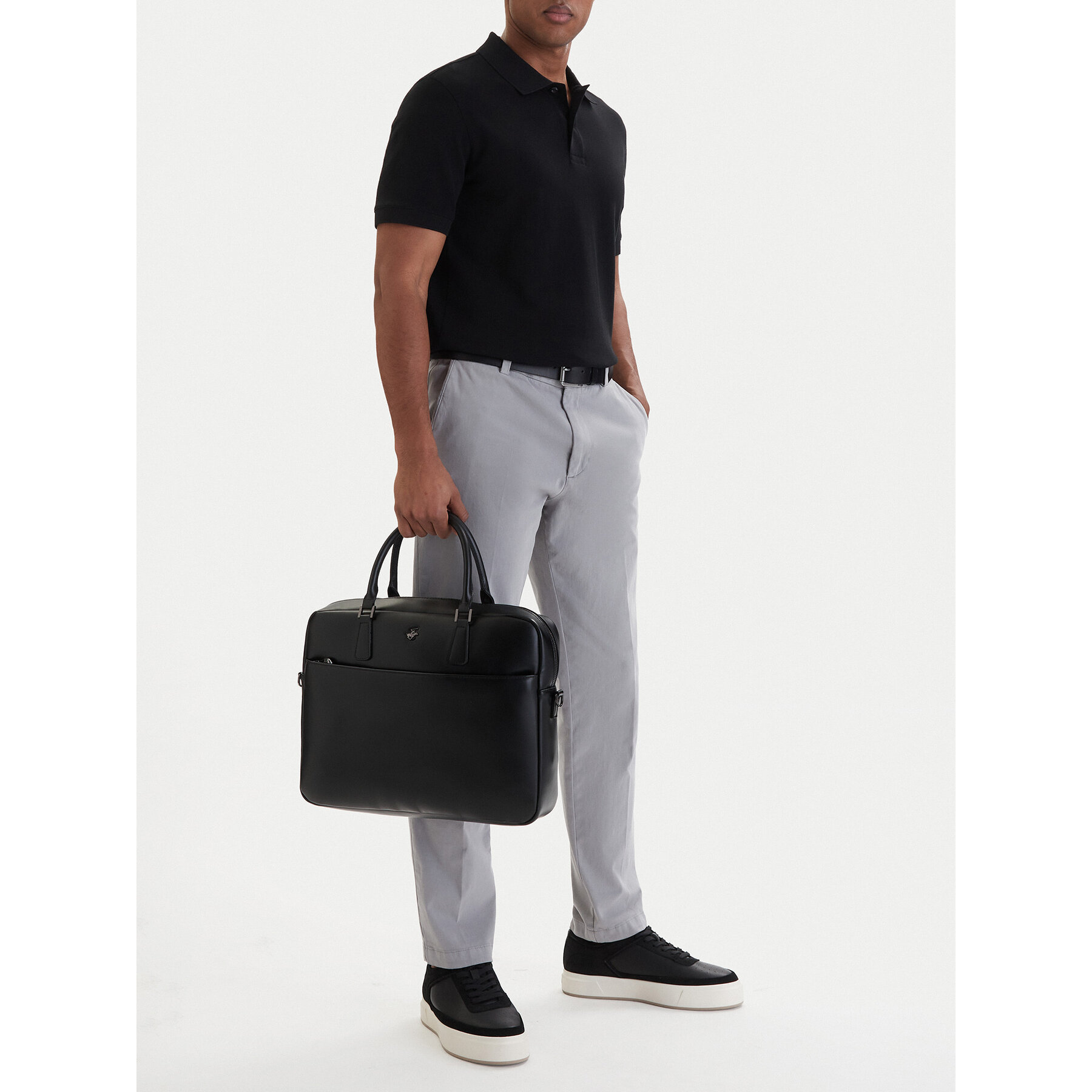 Geantă pentru laptop Beverly Hills Polo Club CWBEO-BHPC-L-016-07 Negru