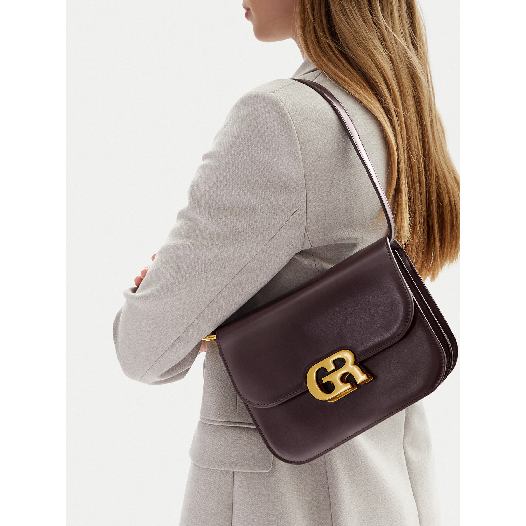 Дамска чанта Gino Rossi CEO-LINA-KQ44 Кафяв