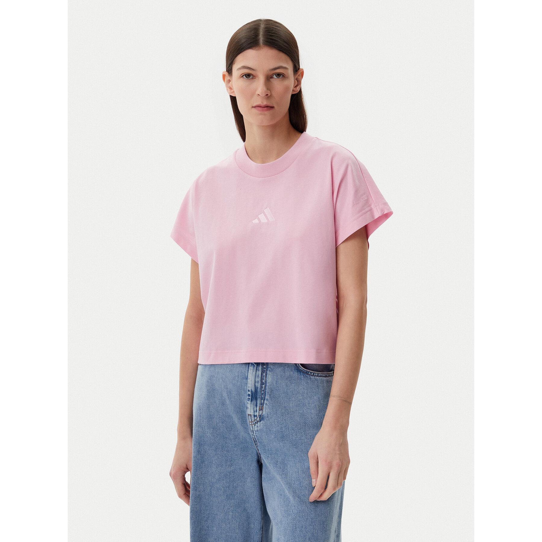 adidas T-Shirt ALL SZN JD0187 Ροζ Regular Fit