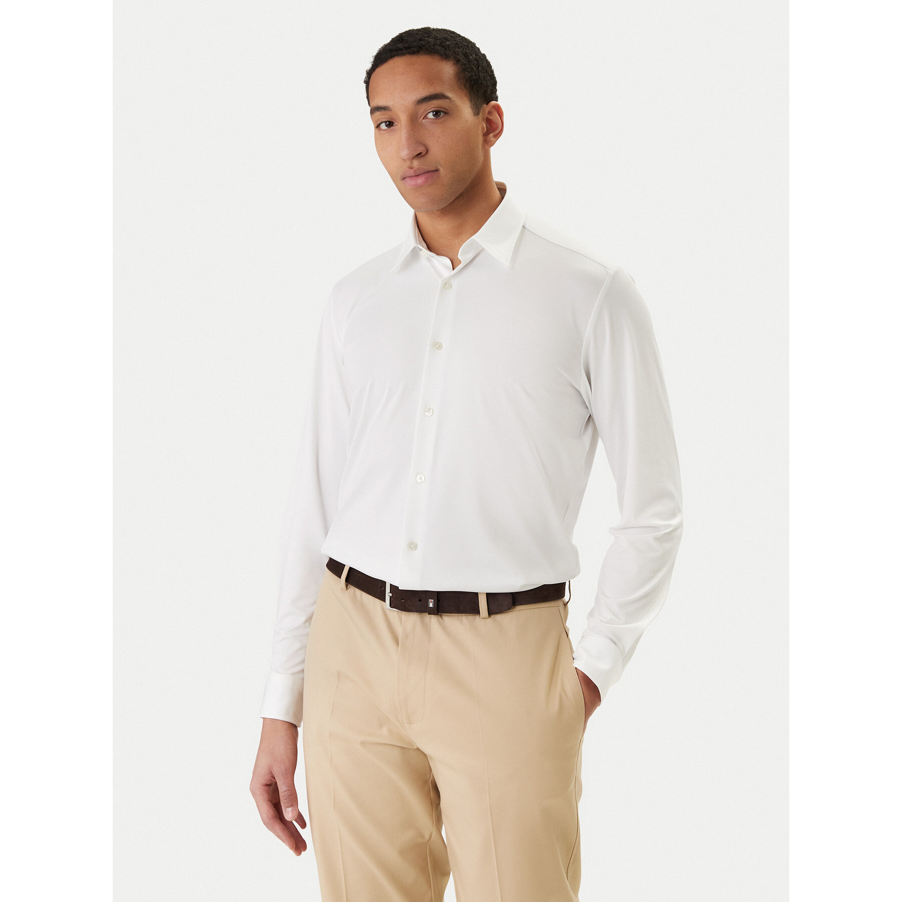 BOSS Hemd P-Liam 50556672 Weiß Regular Fit