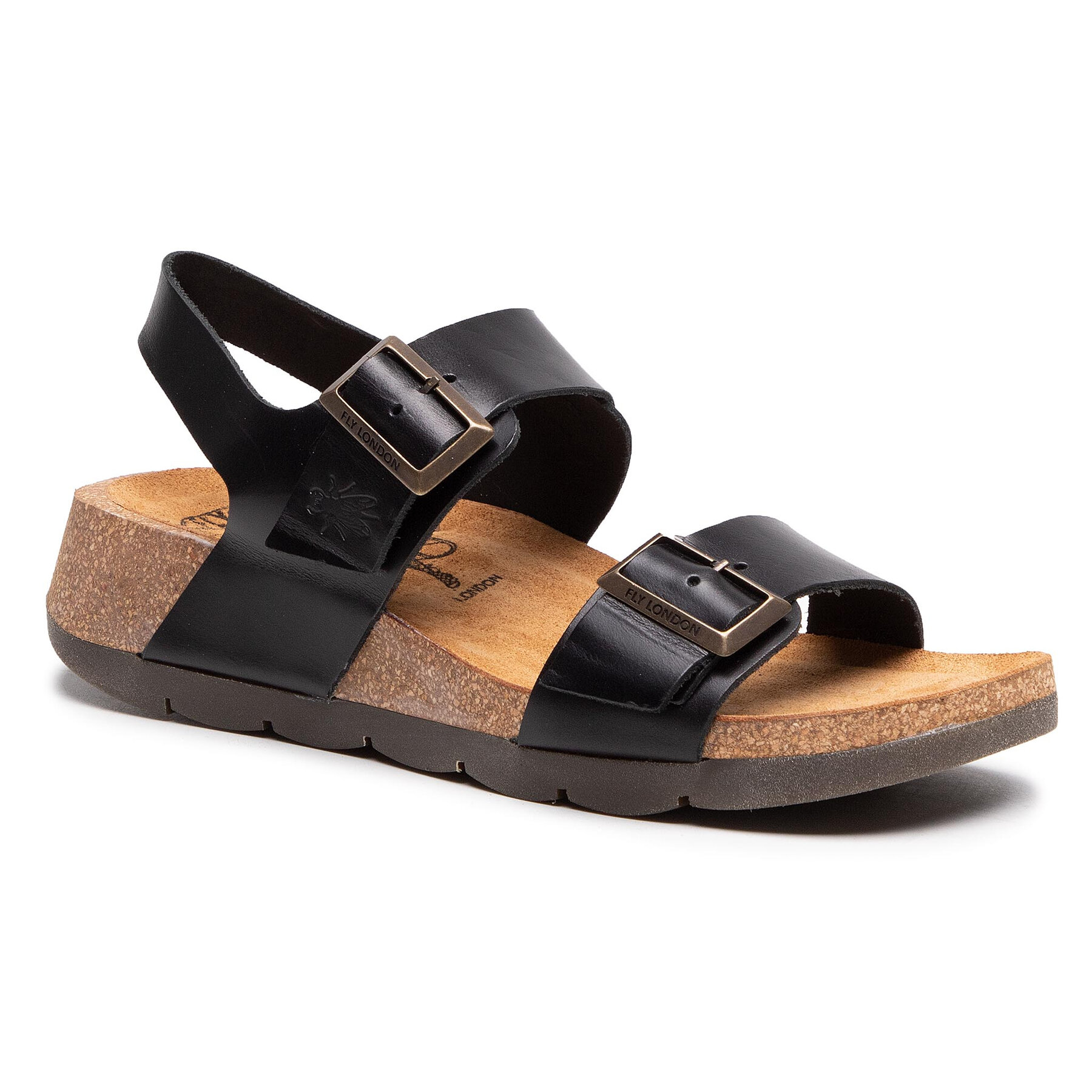 Sandale Fly London Cekefly P144722000 Black epantofi.ro imagine noua