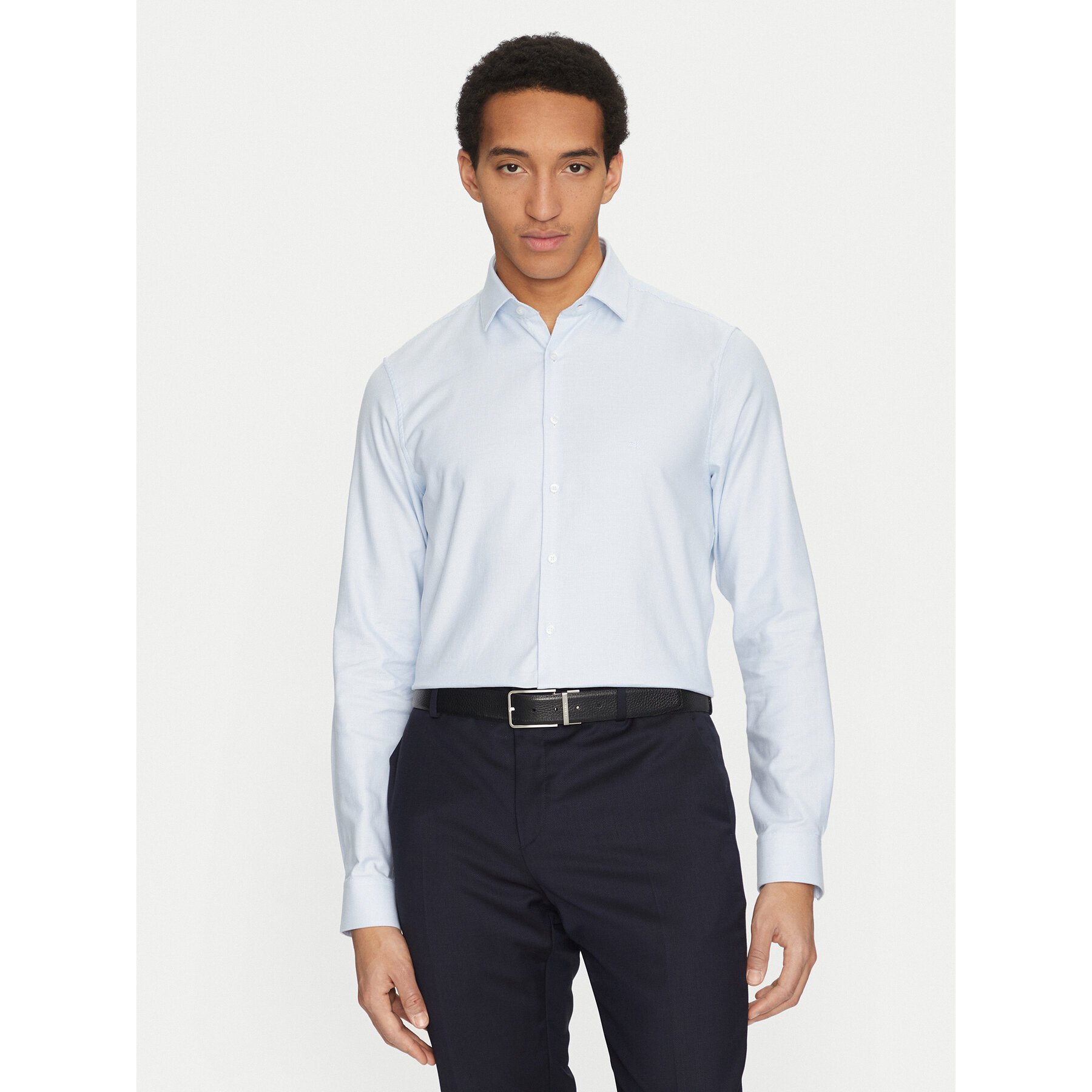 Calvin Klein Hemd K10K114302 Himmelblau Slim Fit