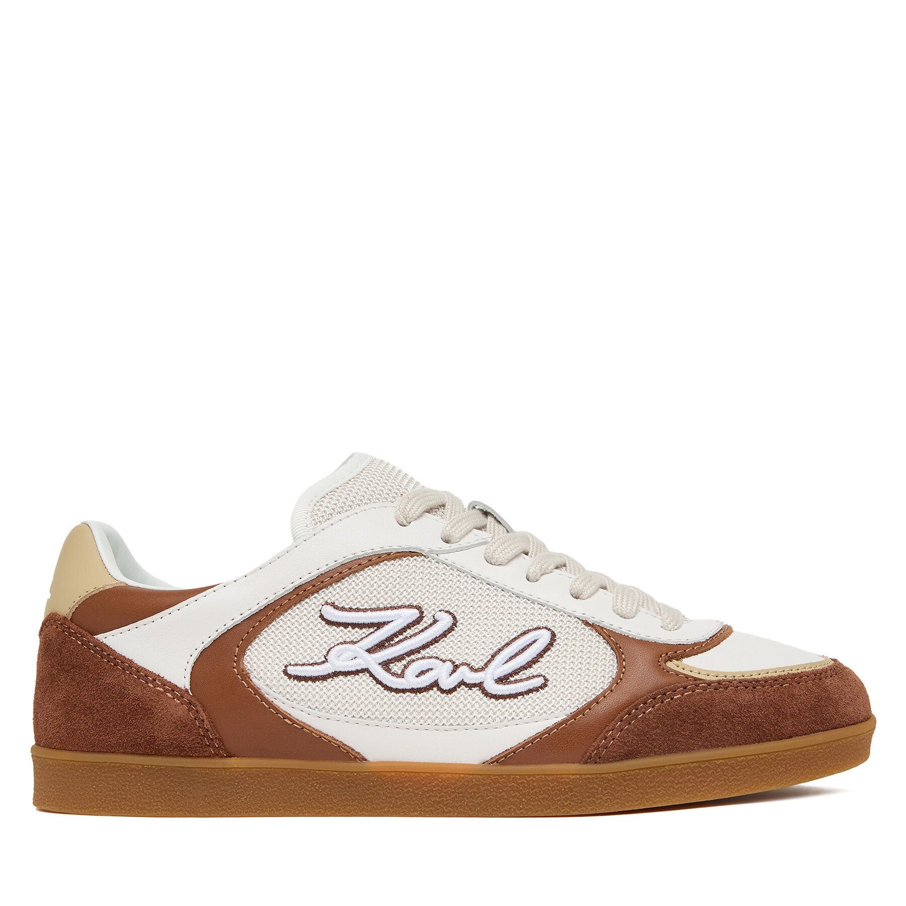 Sneakersy KARL LAGERFELD Kandidate KL63816 Hnedá