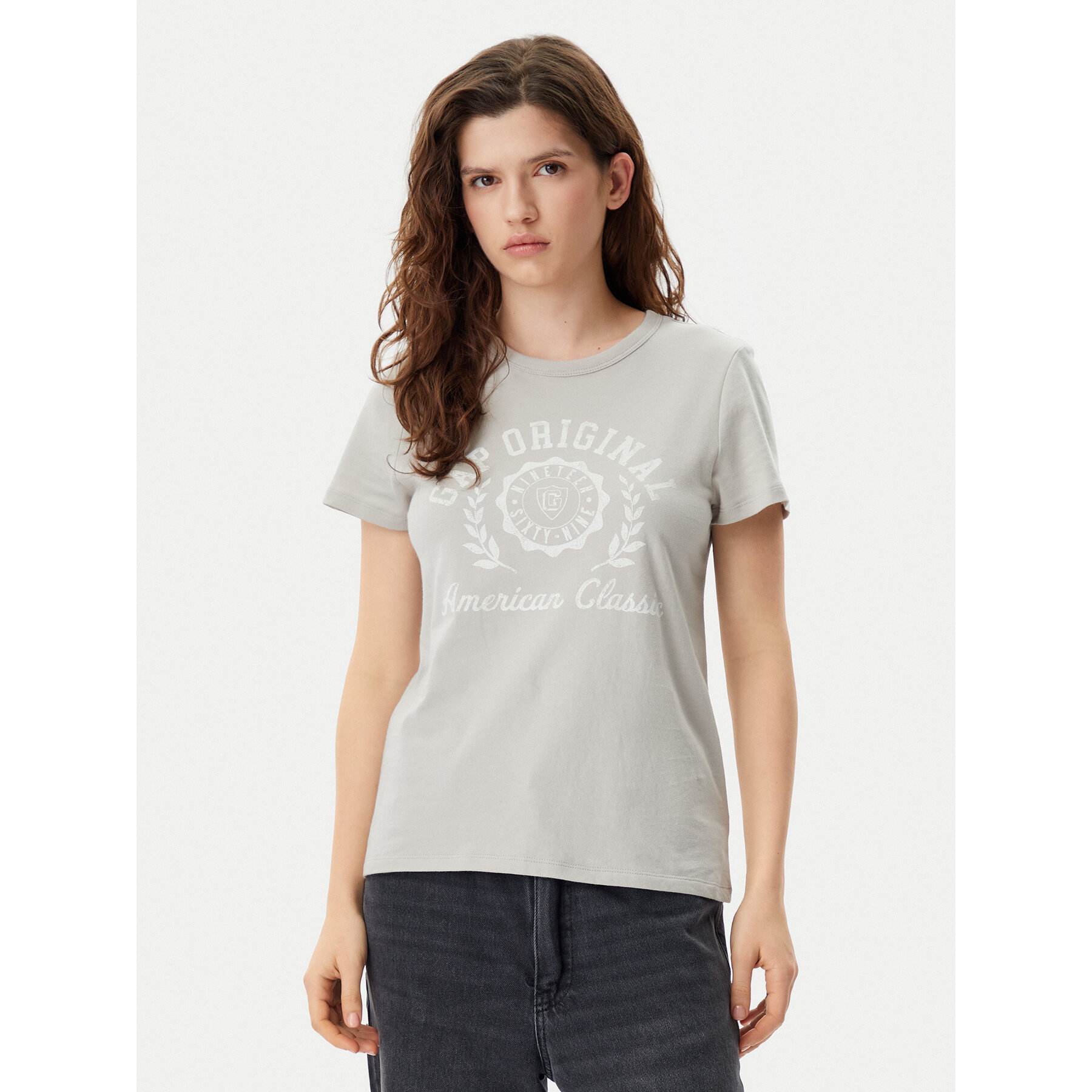 Gap T-shirt 723653-08 Beige Regular Fit