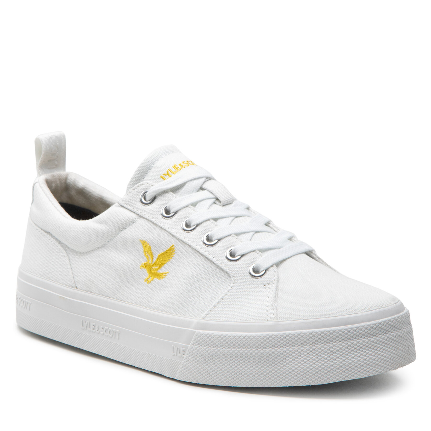 Teniși Lyle & Scott Aurea FW1317 White 626 626 imagine noua