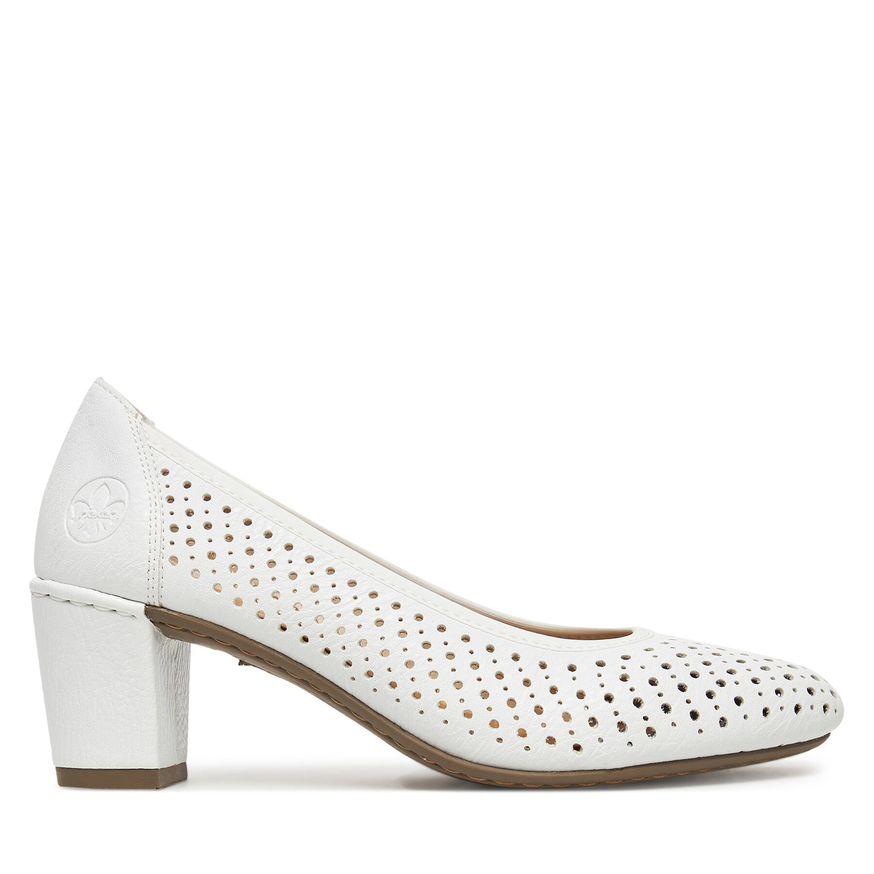 Pantofi pumps Rieker CEO-41057-80 Alb
