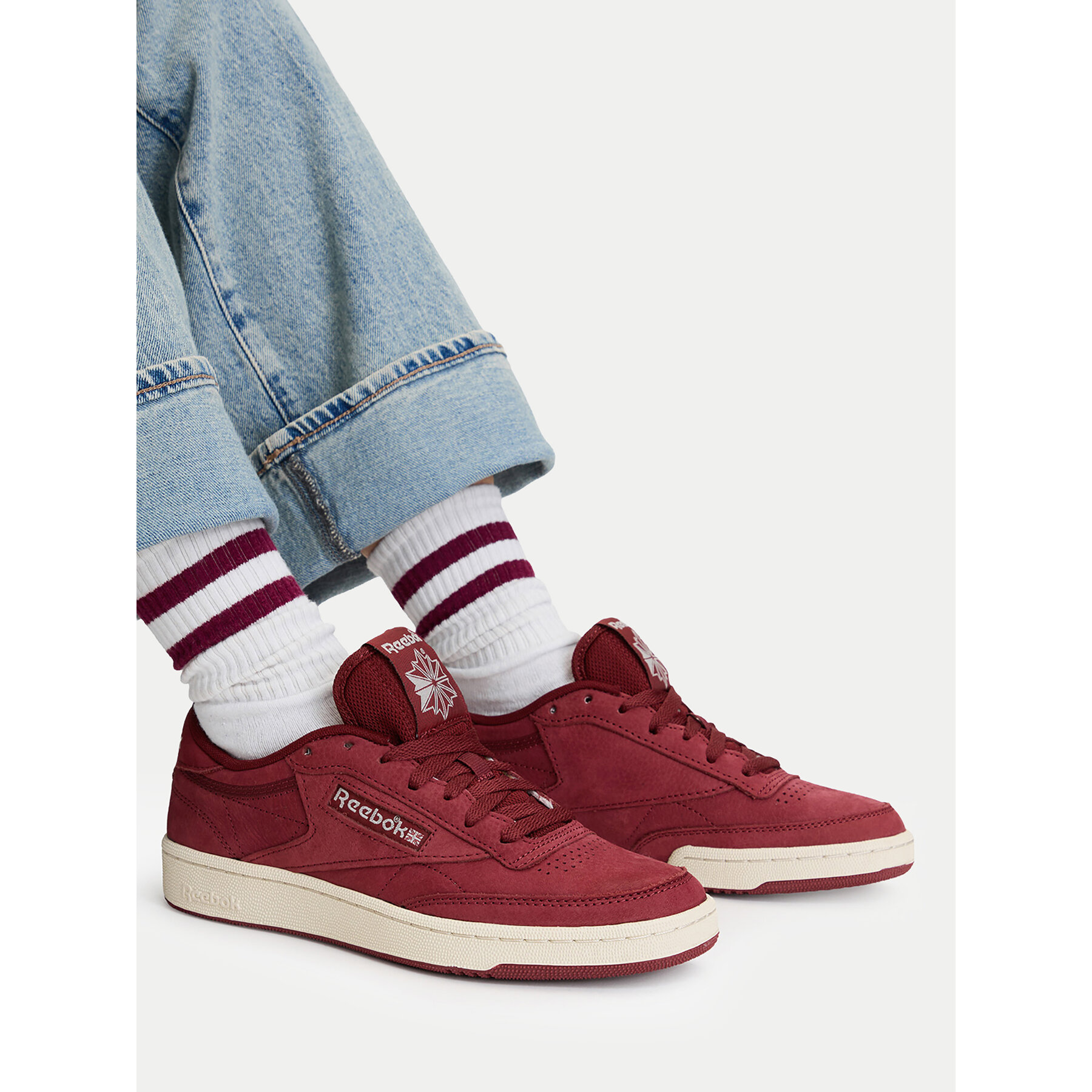 Сникърси Reebok EO-CLUB C 85 100278995 Бордо