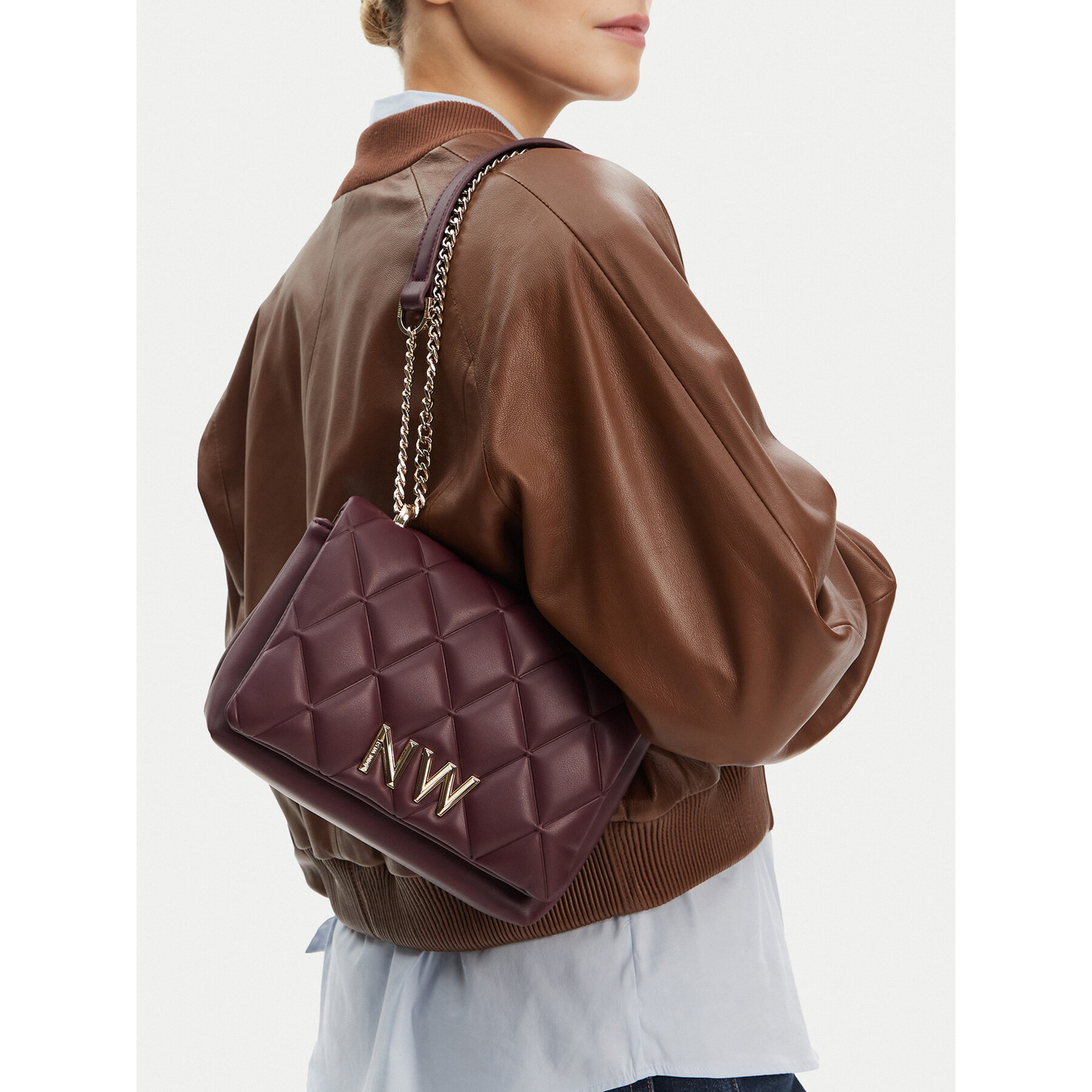 Дамска чанта Nine West CEO-CHARLOTTE-I-S22558 Бордо