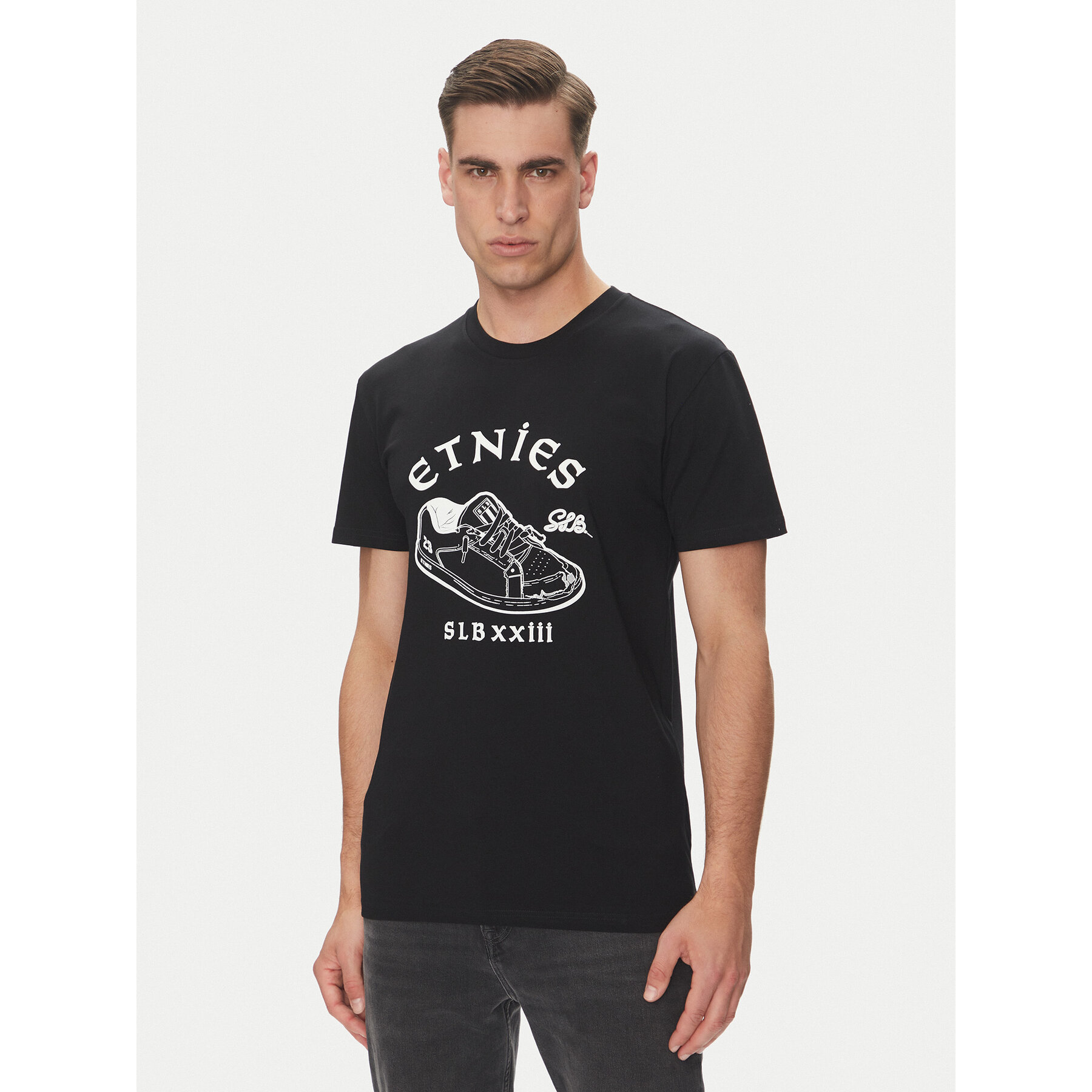 Etnies T-shirt Slb 4130003757 Nero Regular Fit