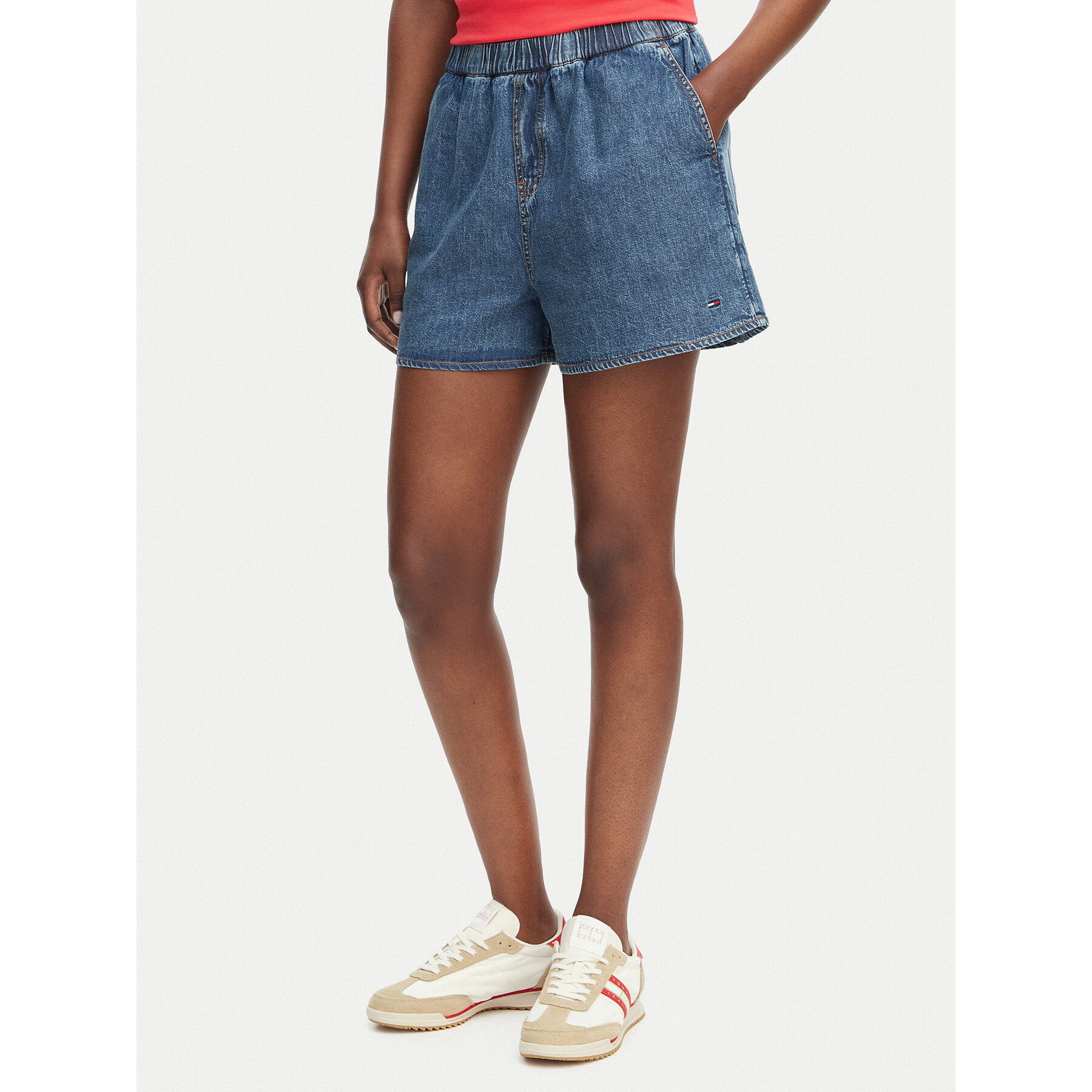 Tommy Jeans Jeansshorts DW0DW22270 Blau Loose Fit