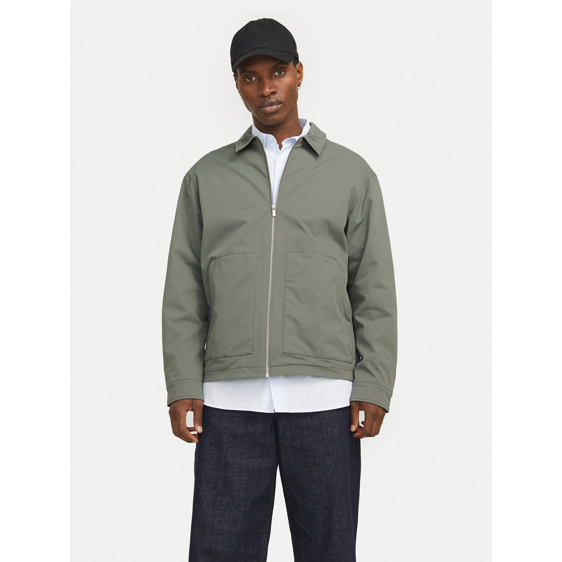 Jack & Jones Übergangsjacke Winson 12268717 Grün Regular Fit