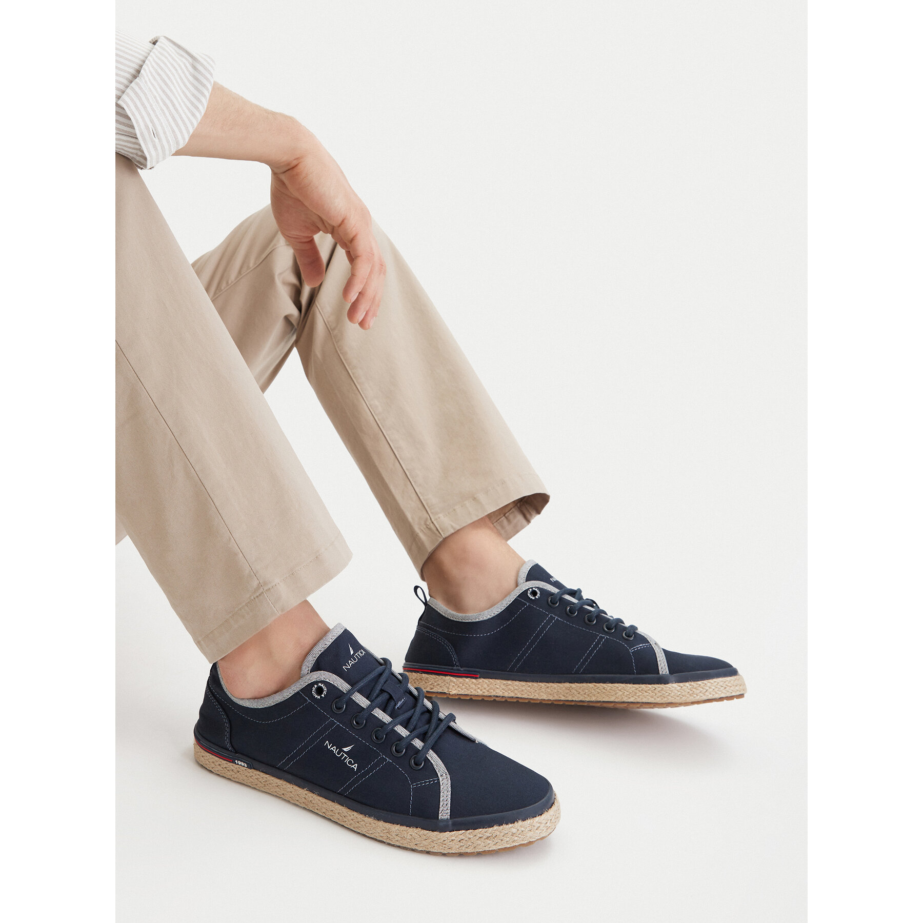 Espadrilky Nautica CEO-LEADSMAN-01 Tmavomodrá