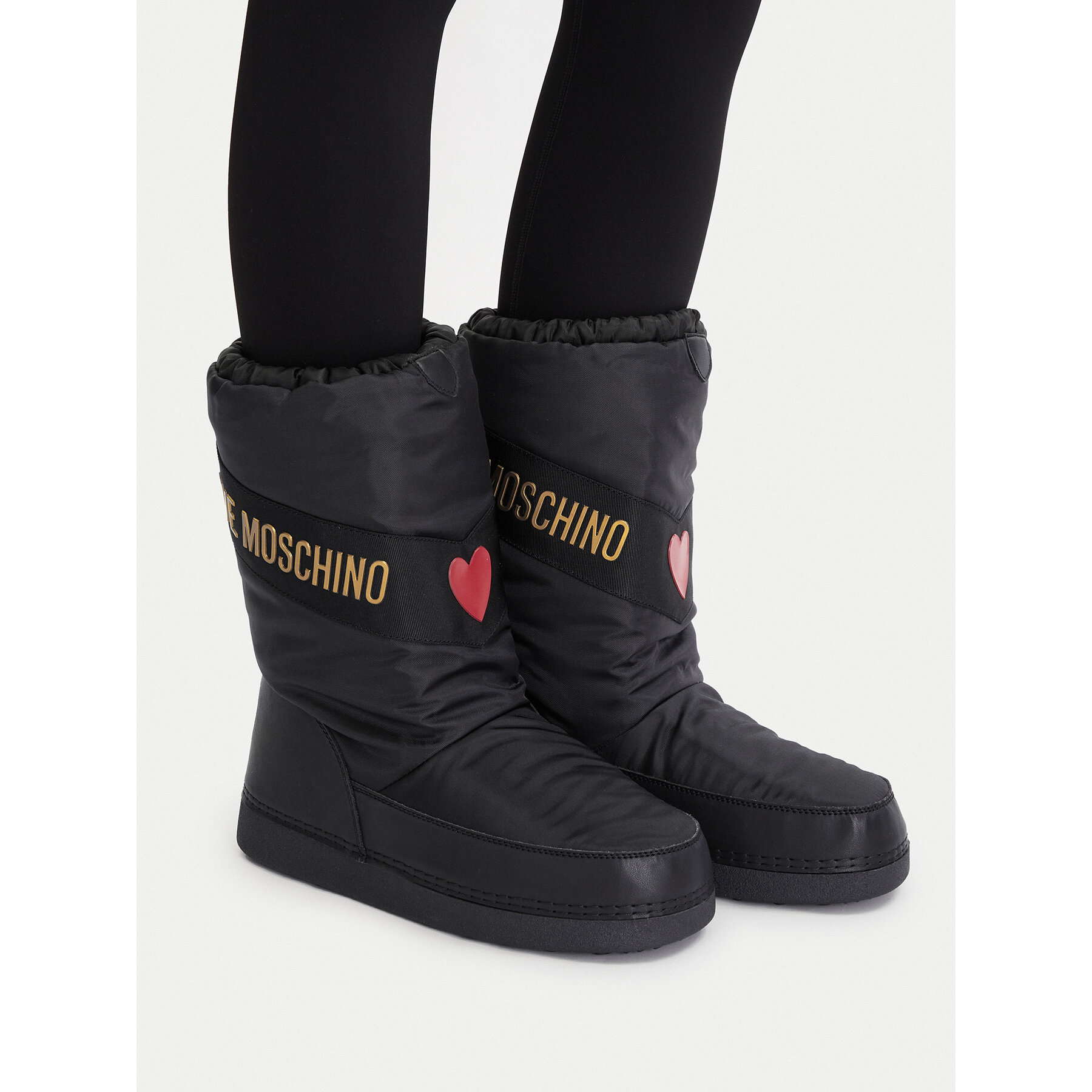LOVE MOSCHINO Μπότες Χιονιού LOVE MOSCHINO JA24032G0NISY000 Μαύρο