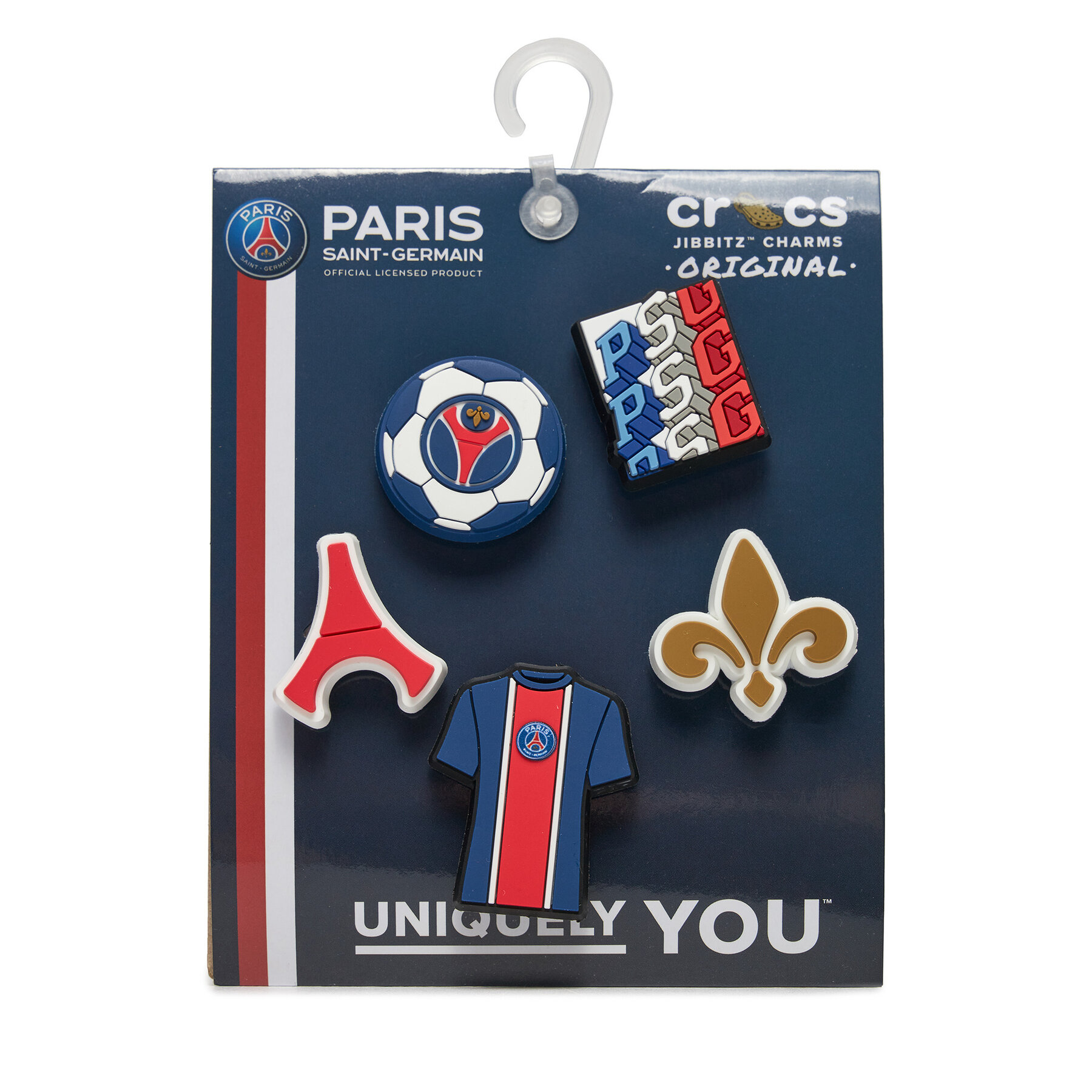 Décoration pour chaussures Crocs Jibbitz Paris St Germain 5Pck 10012289 Multicolor