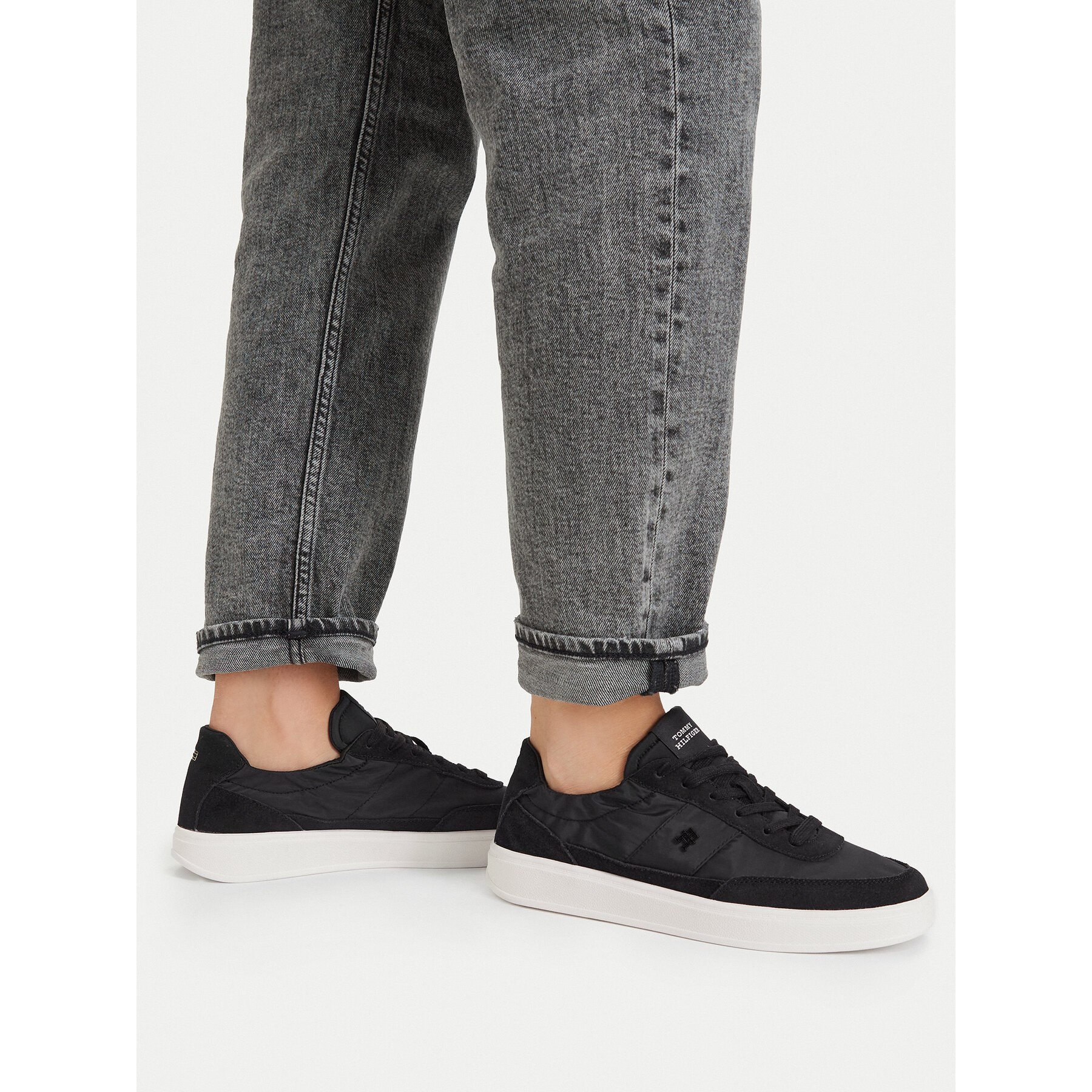 Sneakers Tommy Hilfiger Th Heritage Nylon Sneaker FW0FW09405 Negru