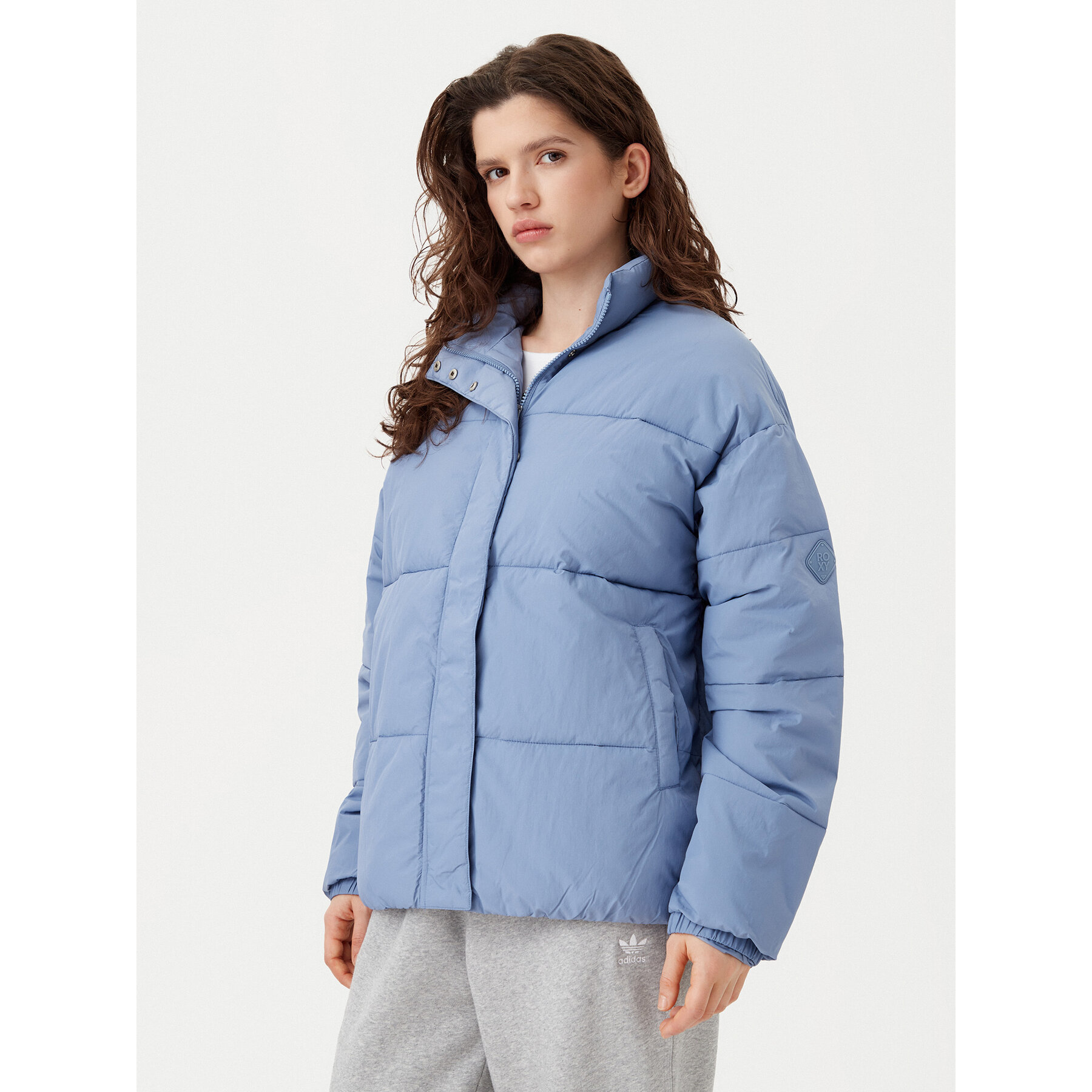 Roxy Winterjacke Sweetest Road ERJJK03619 Blau Boxy Fit