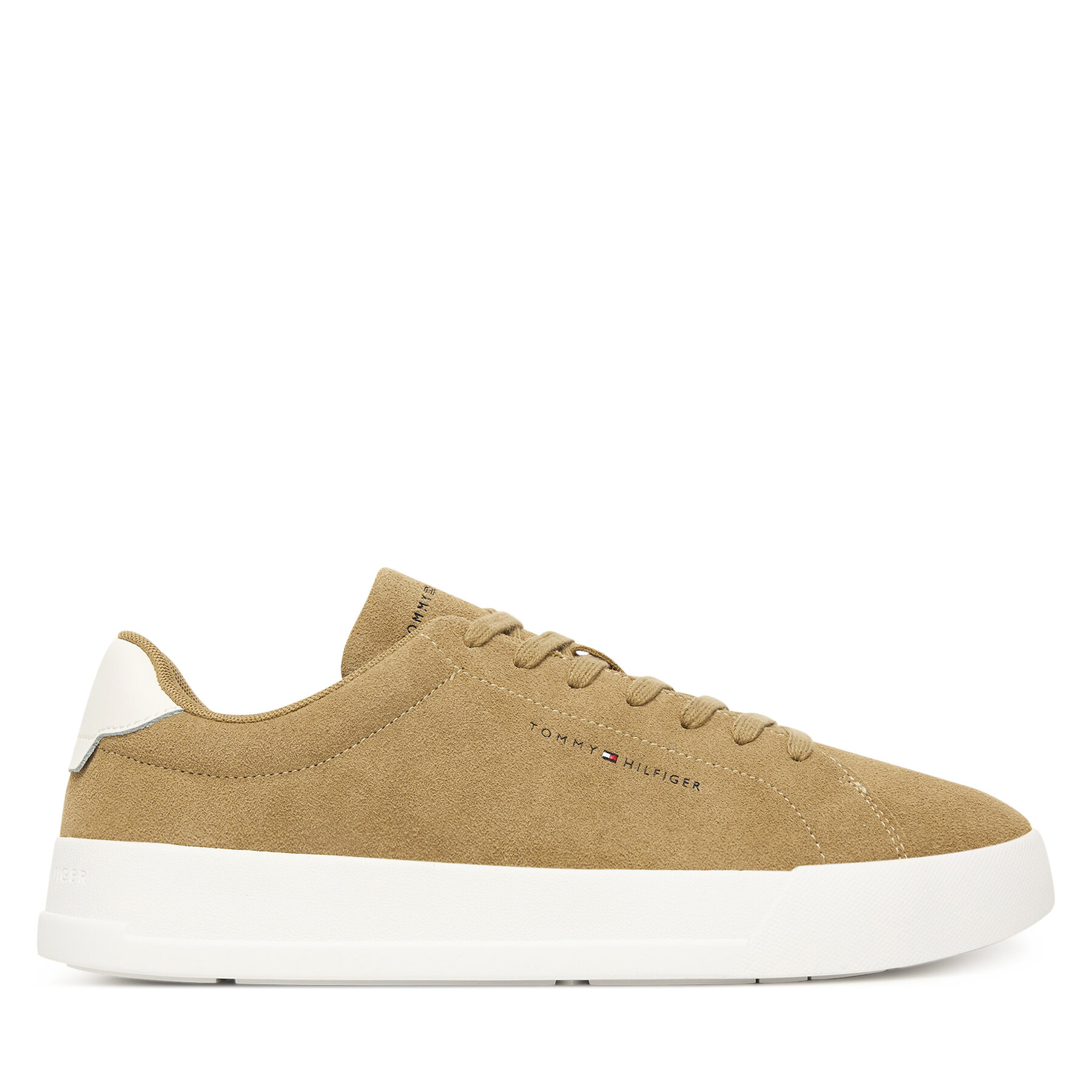 Sportcipők Tommy Hilfiger Th Court Core Suede FM0FM05716 Barna