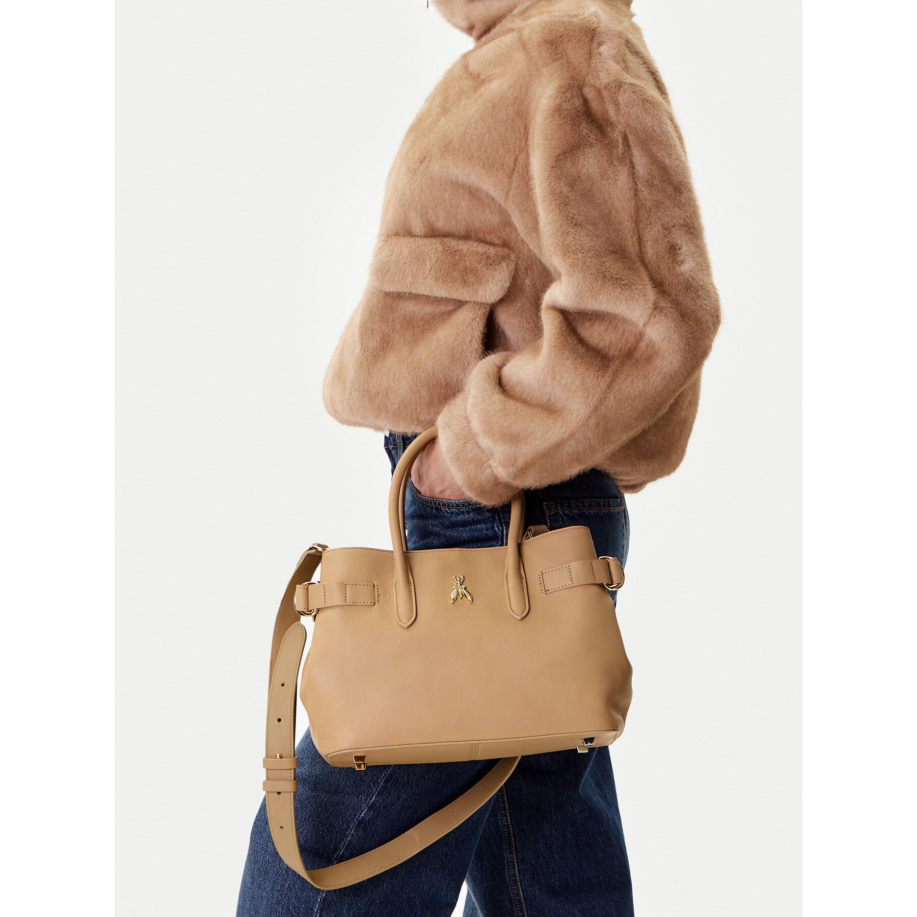 Borsetta Patrizia Pepe 8B0282/L162-B775 Beige